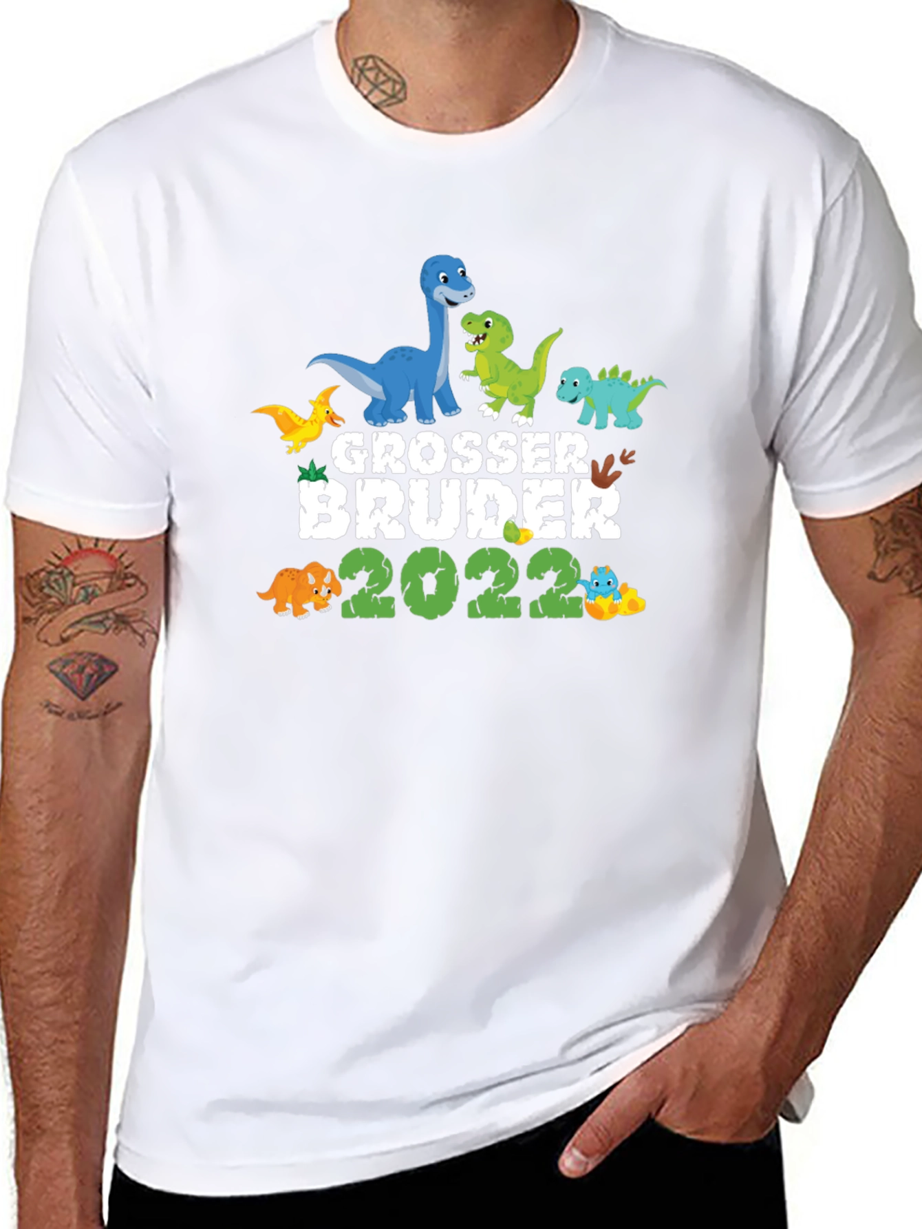 Grosser Bruder 2022 Dinosaur T-Shirt