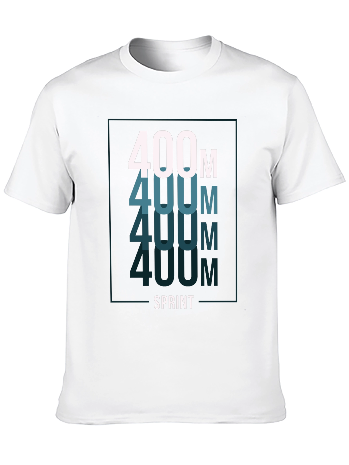400M Sprint Graphic Tee - Athlete Running Shirt