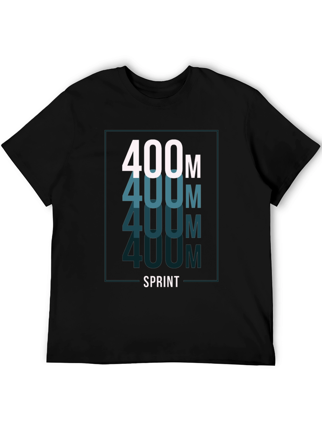 400M Sprint Graphic Tee - Athlete Running Shirt