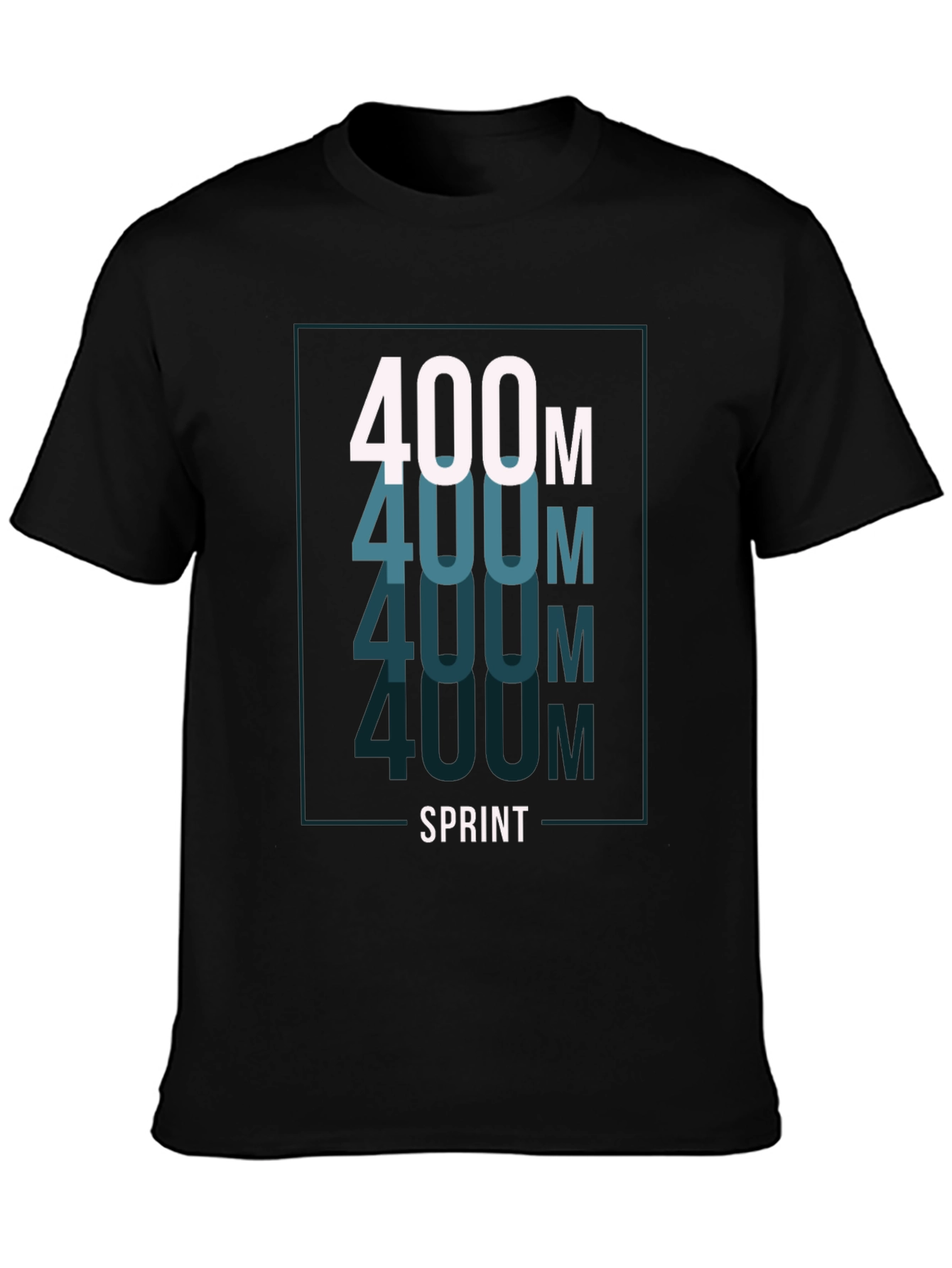 400M Sprint Graphic Tee - Athlete Running Shirt