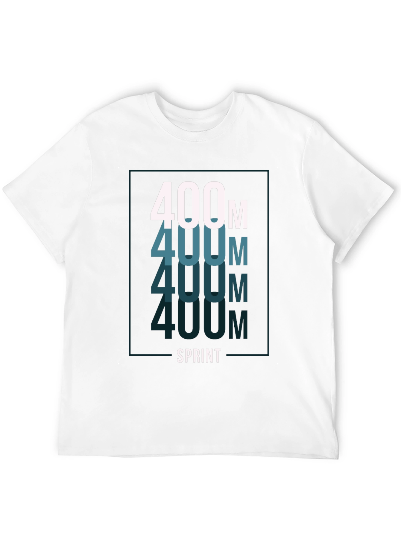 400M Sprint Graphic Tee - Athlete Running Shirt