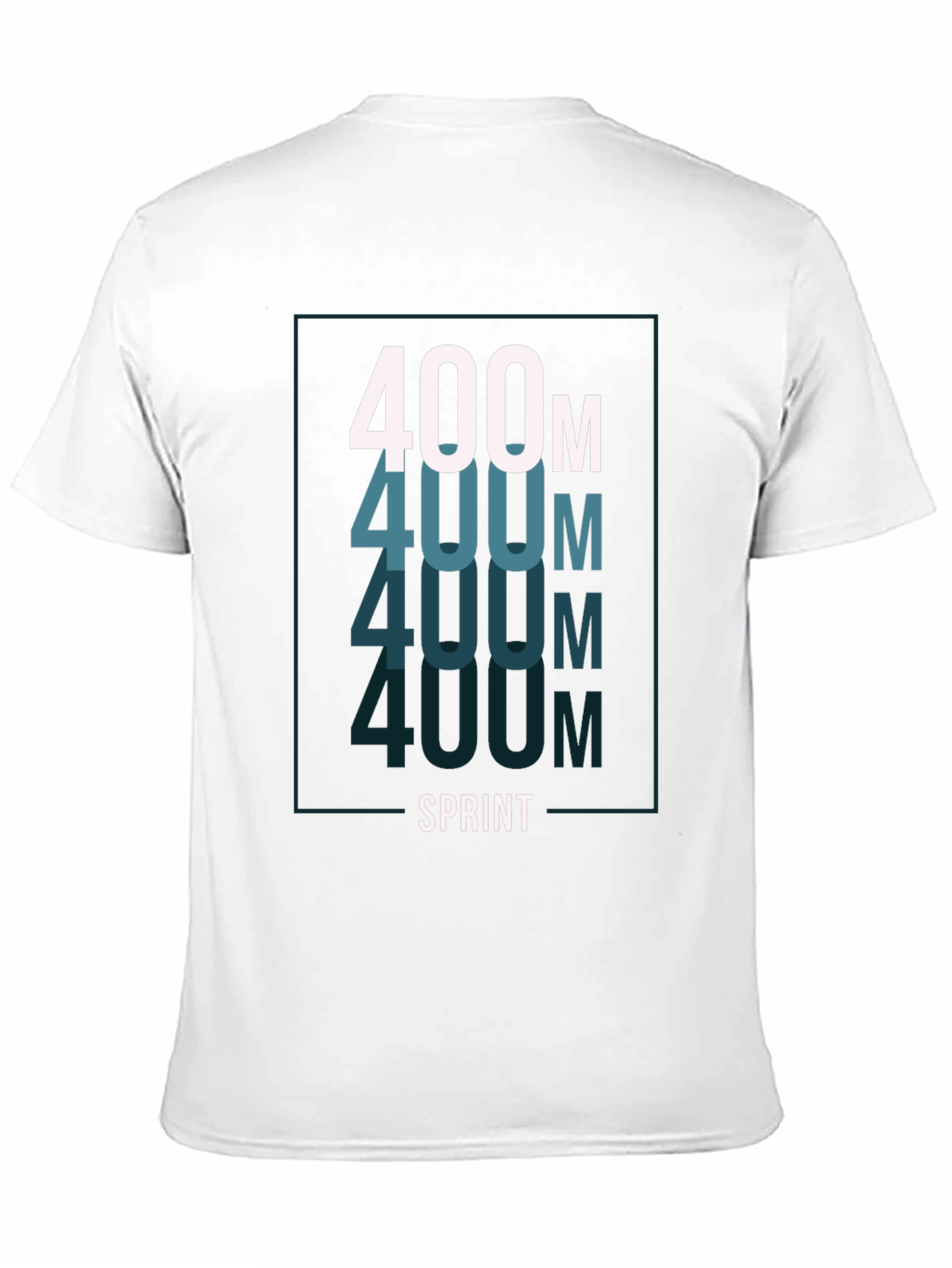 400M Sprint Graphic Tee - Athlete Running Shirt