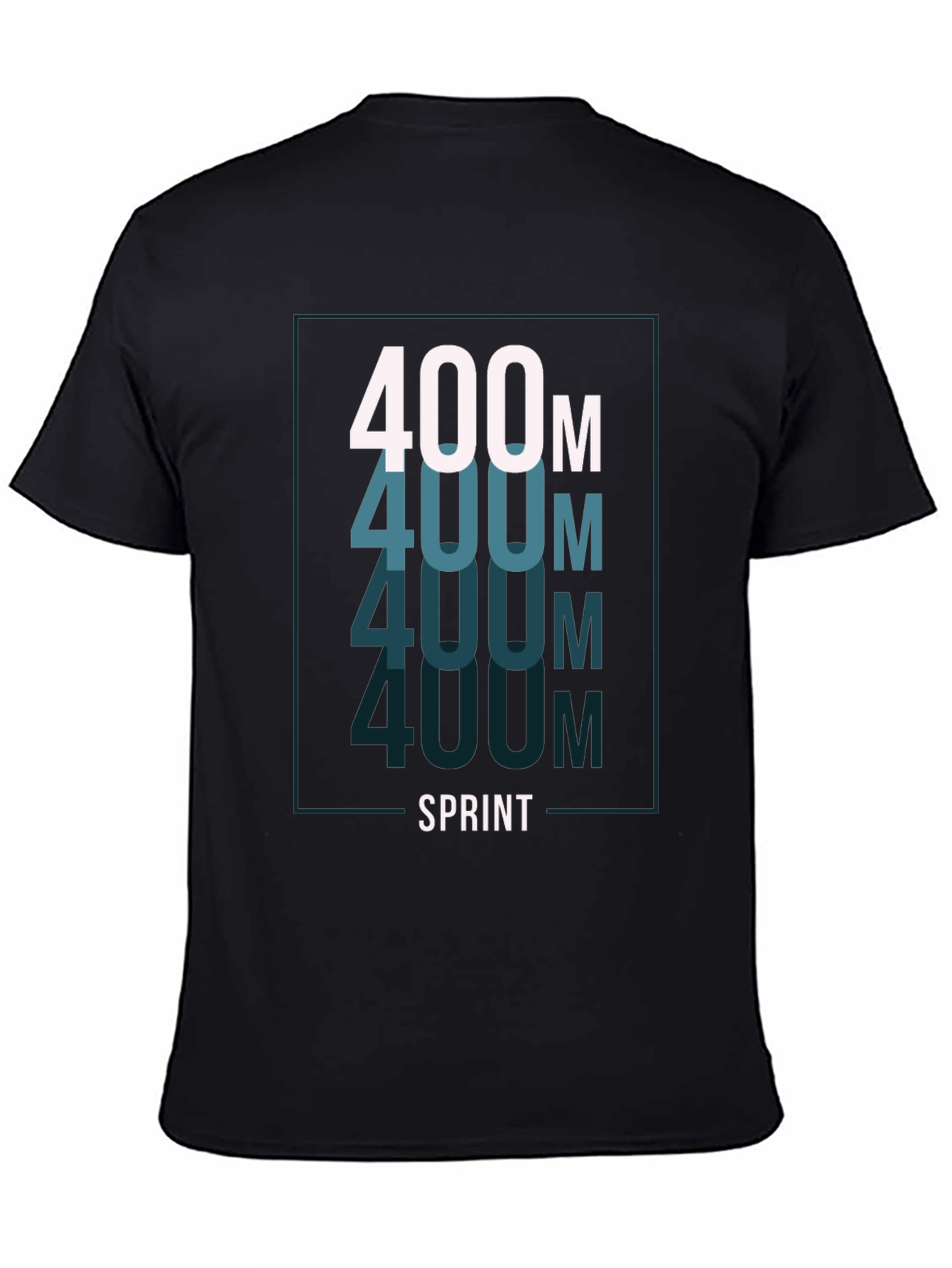 400M Sprint Graphic Tee - Athlete Running Shirt