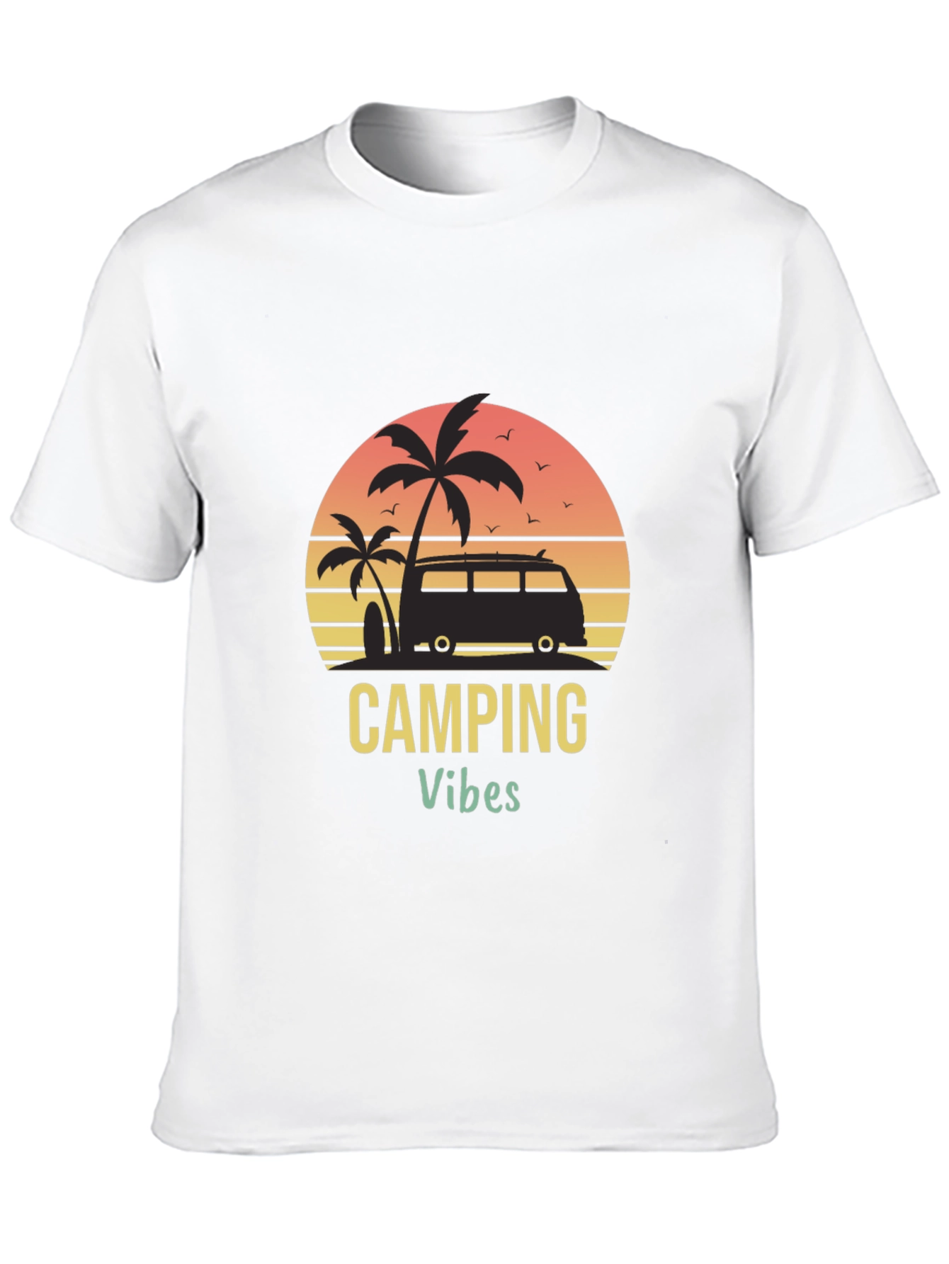 Camping Vibes Graphic T-Shirt