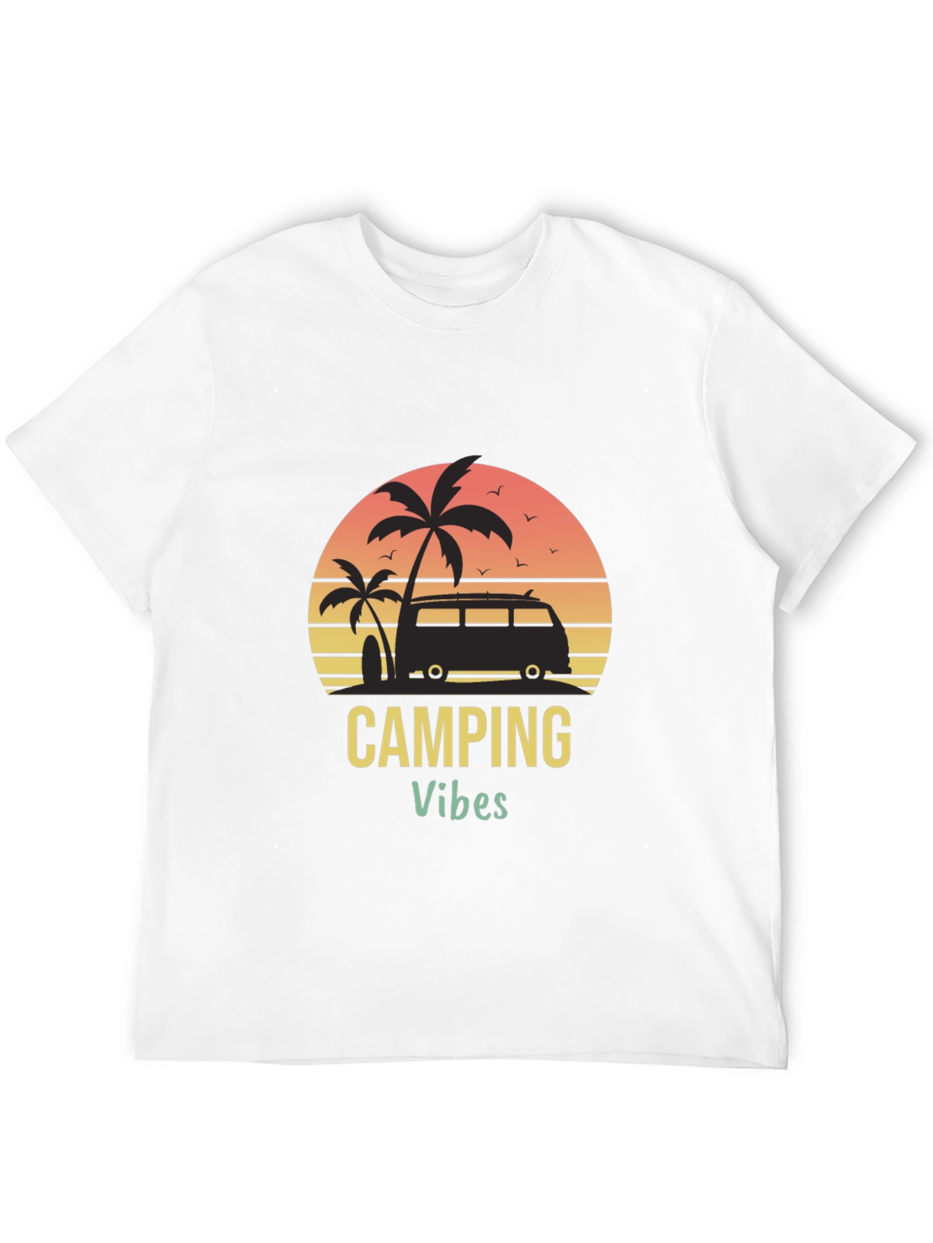 Camping Vibes Graphic T-Shirt