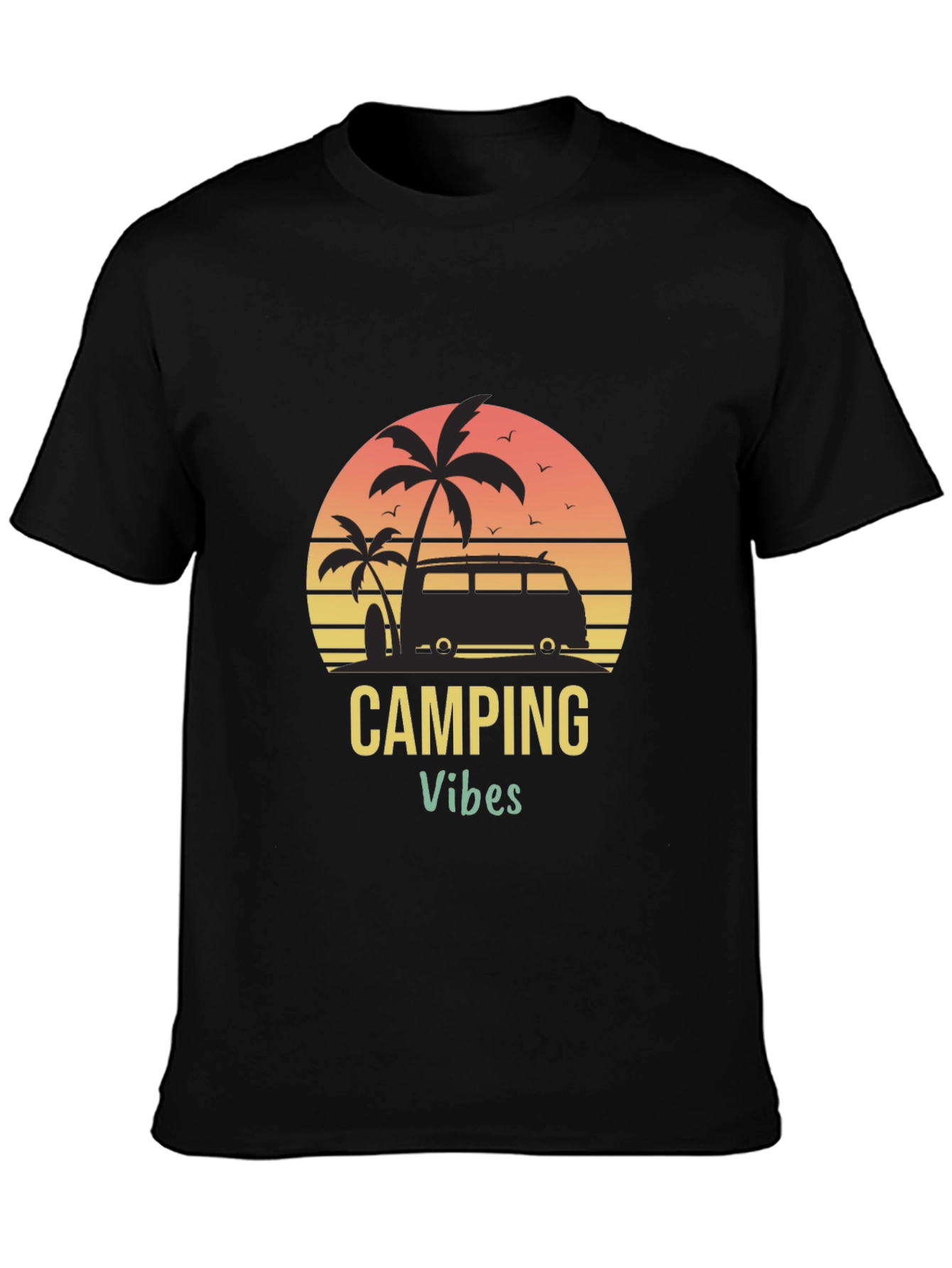 Camping Vibes Graphic T-Shirt