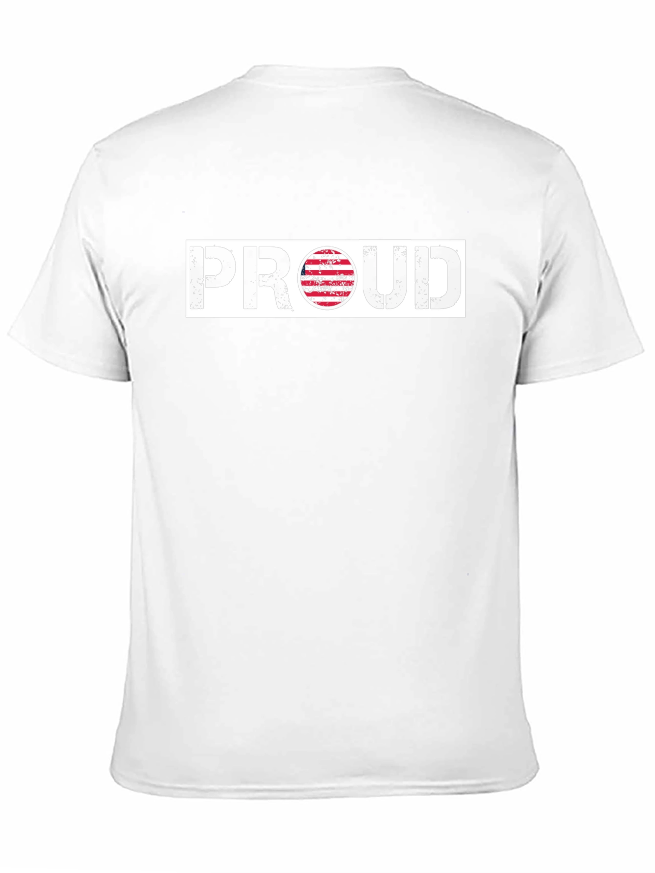 Proud Patriotic Graphic T-Shirt - Black Cotton Tee
