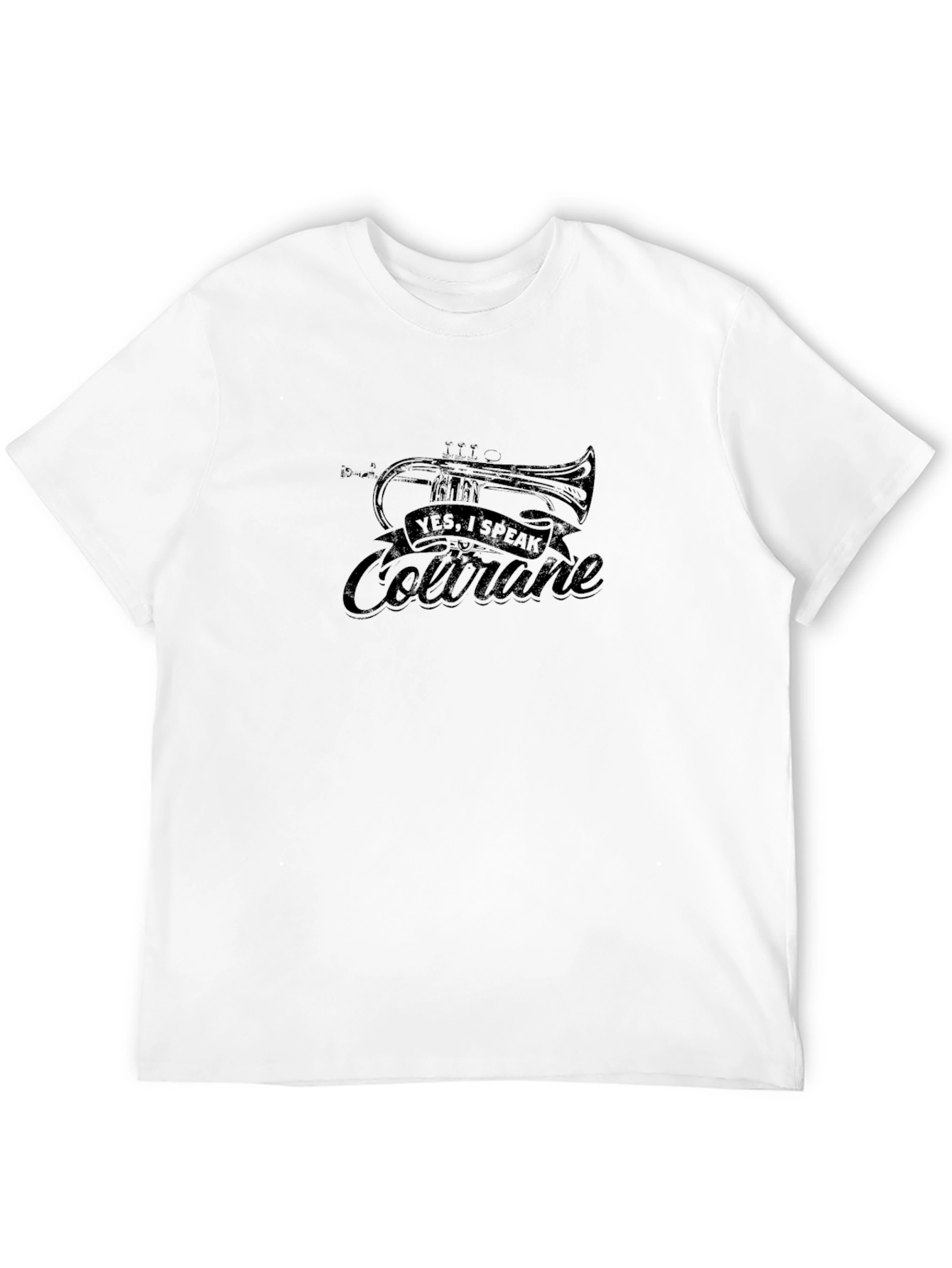 Yes I Speak Coltrane Black T-Shirt
