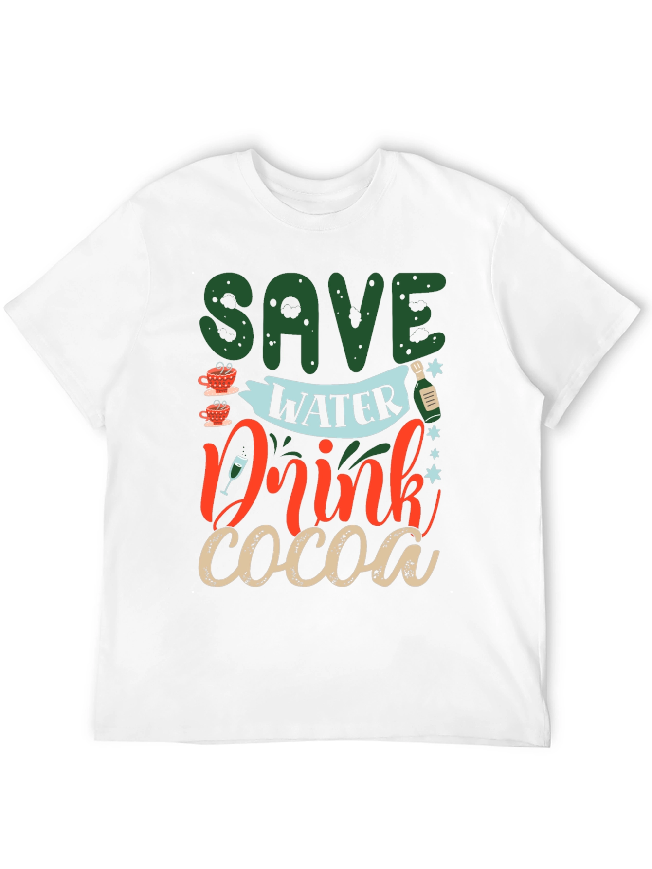 Save Water Drink Cocoa Graphic Tee