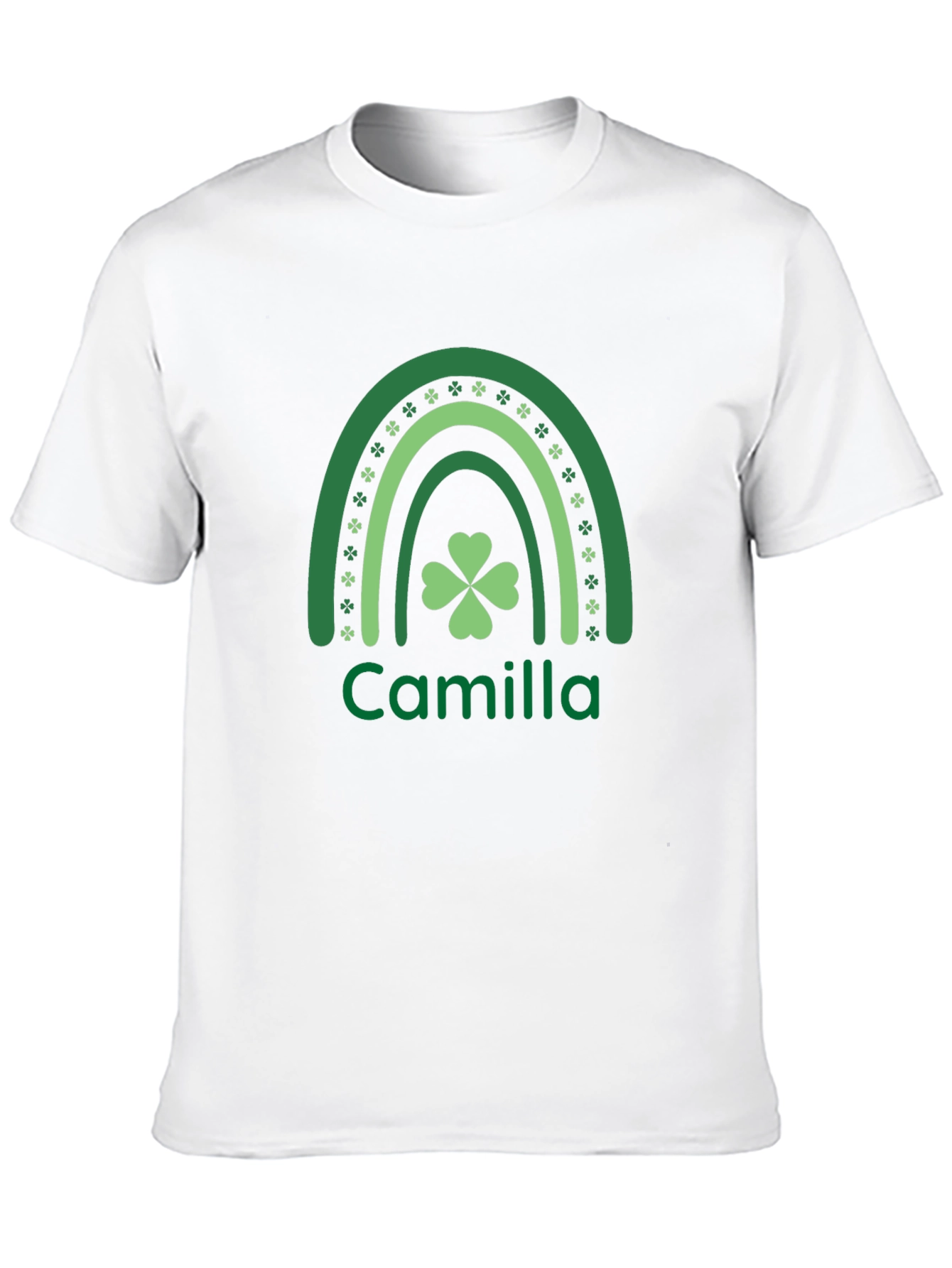 Camilla St. Patricks Day Rainbow Clover T-Shirt