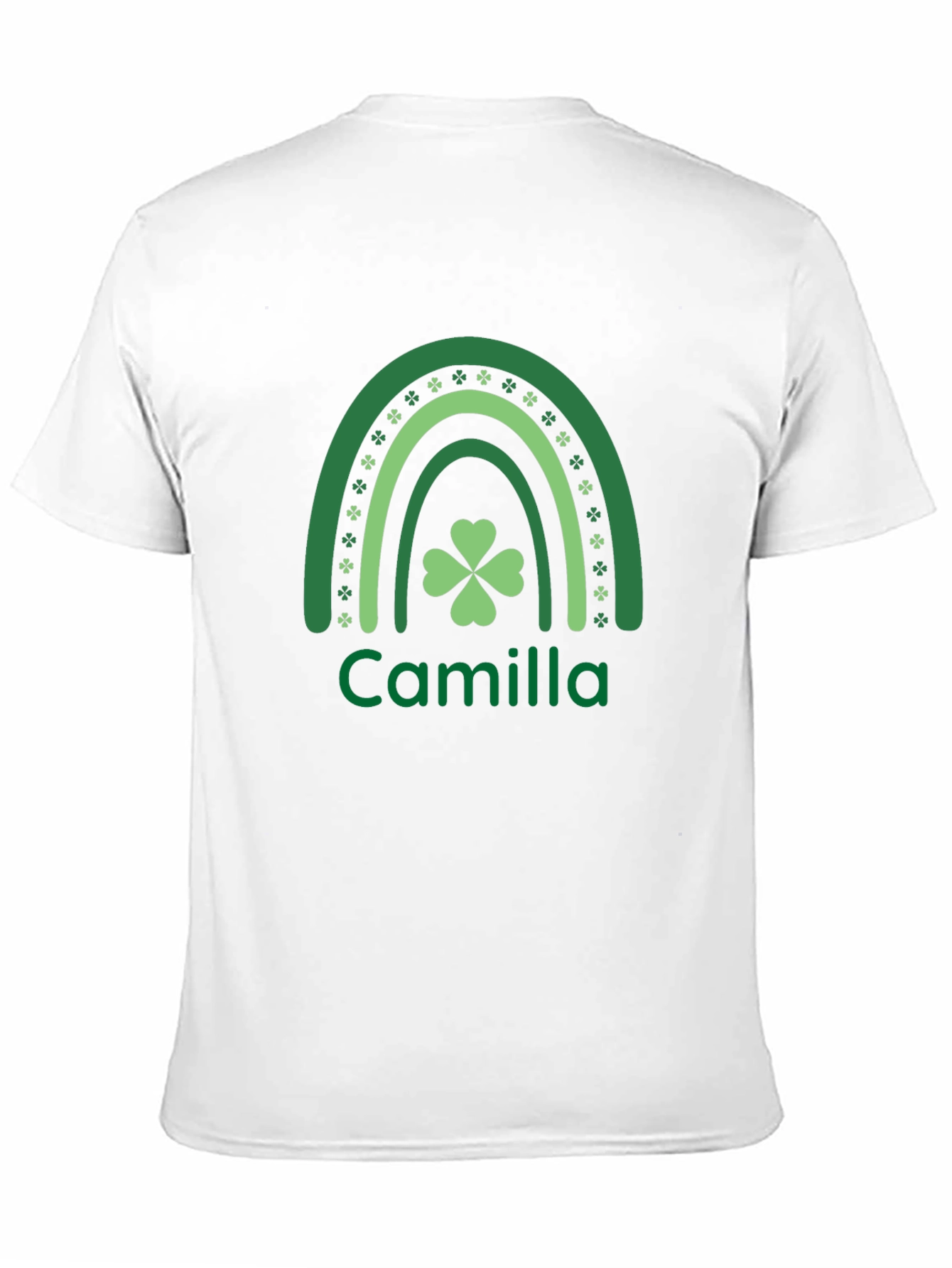 Camilla St. Patricks Day Rainbow Clover T-Shirt