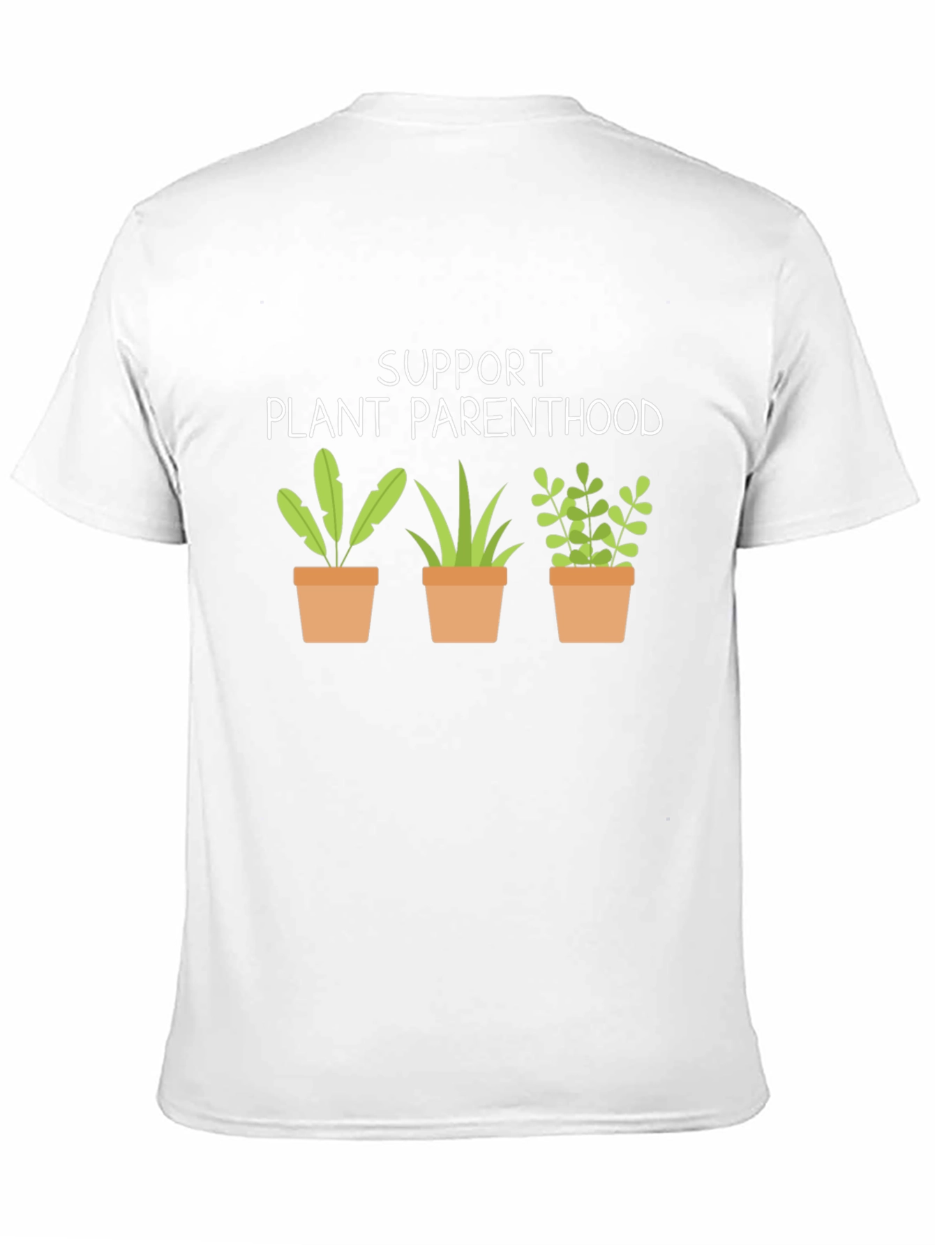 Support Plant Parenthood Black Graphic T-Shirt