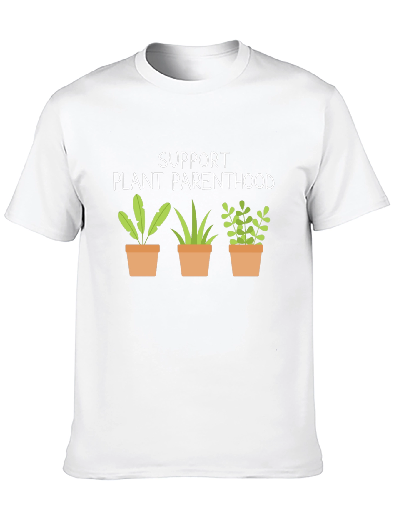Support Plant Parenthood Black Graphic T-Shirt