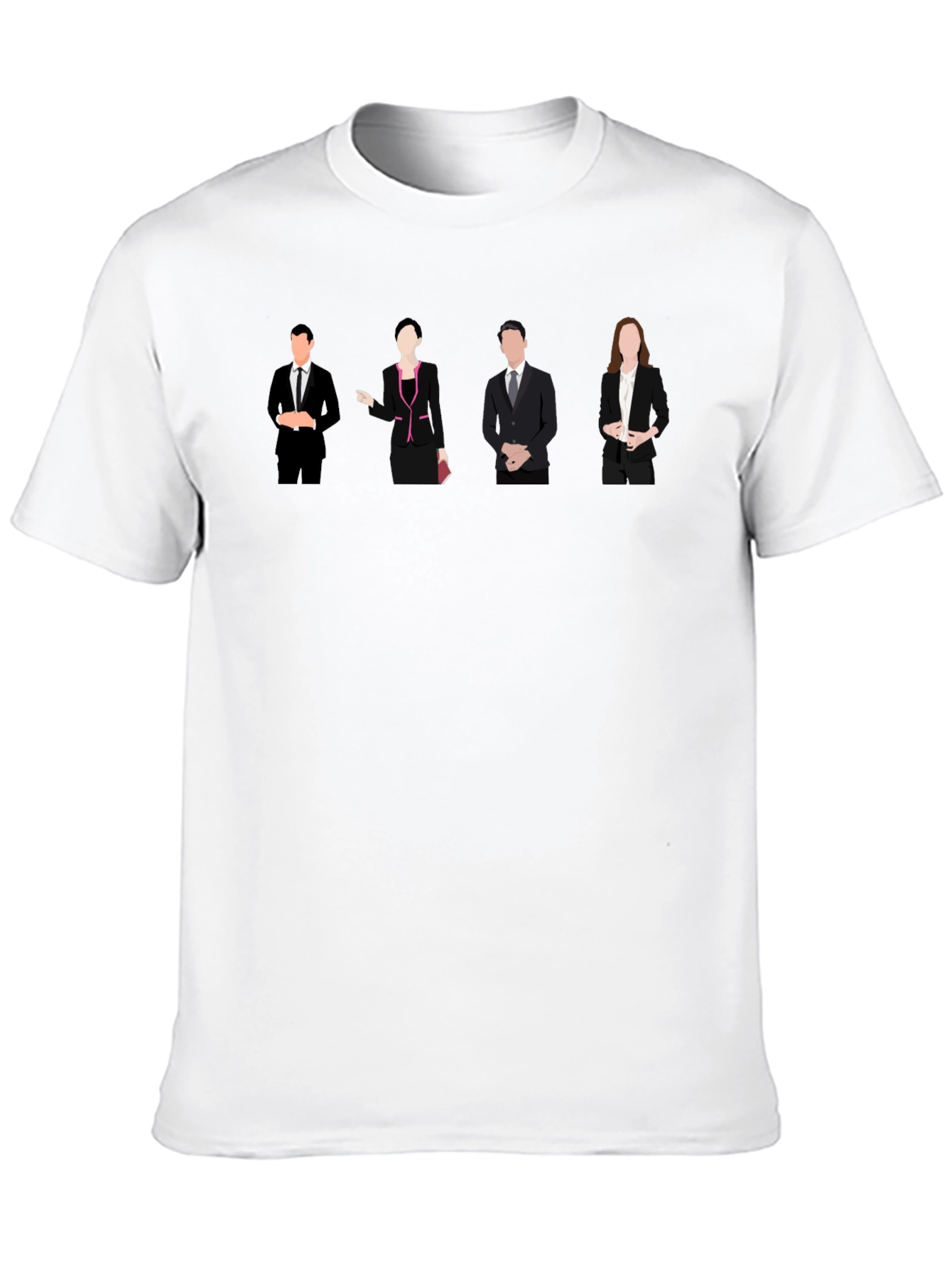 Succession T-Shirt | Black Crew Neck