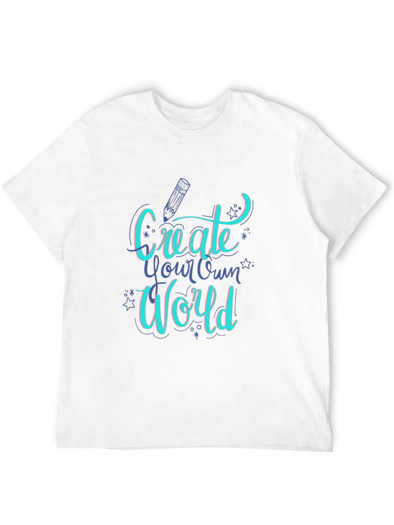 Create Your Own World Graphic Tee - Black