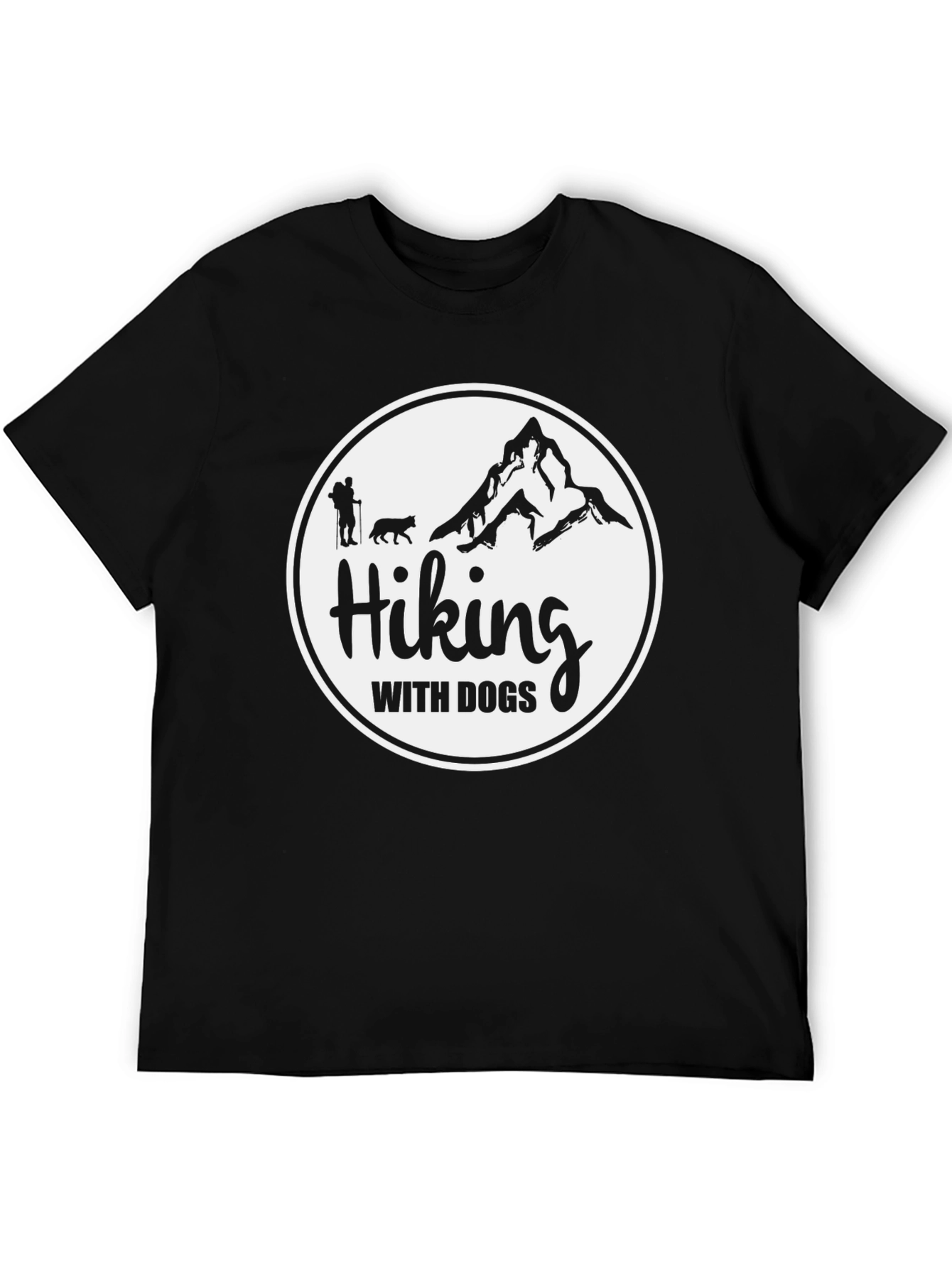 Hiking with Dogs Graphic Tee