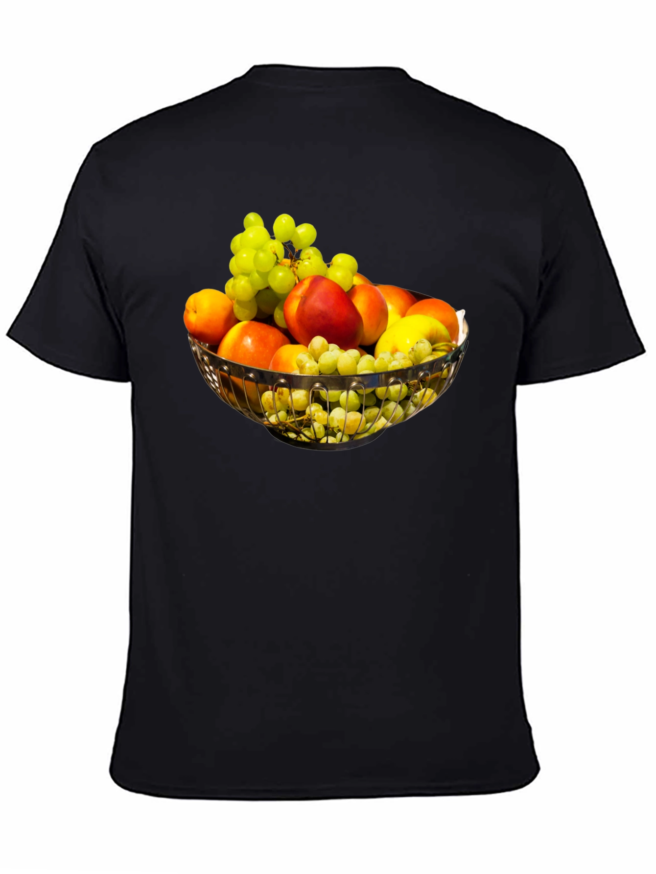 Fruit Bowl Graphic Tee - Stylish Black T-Shirt