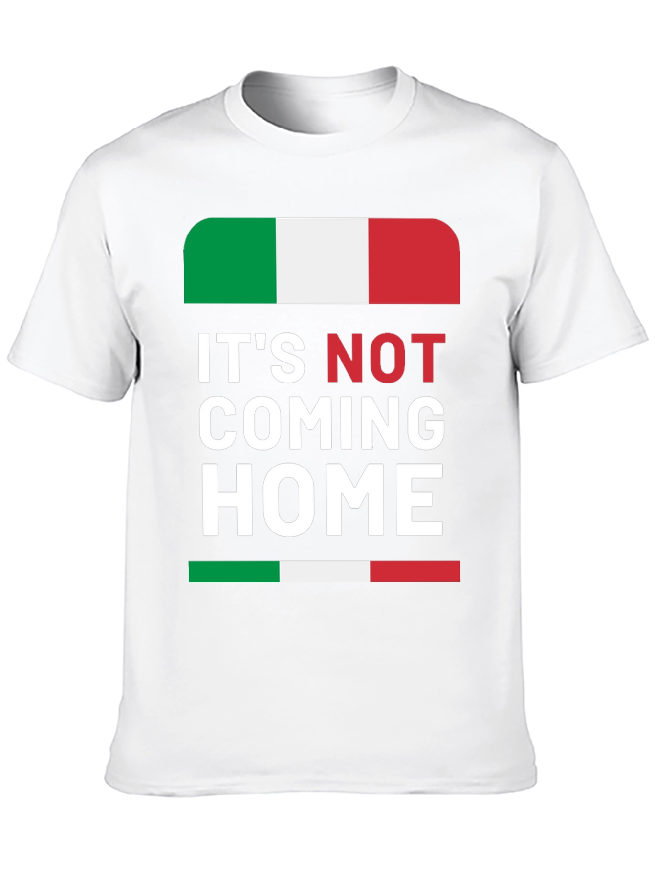 Its Not Coming Home Italy Flag Graphic Tee