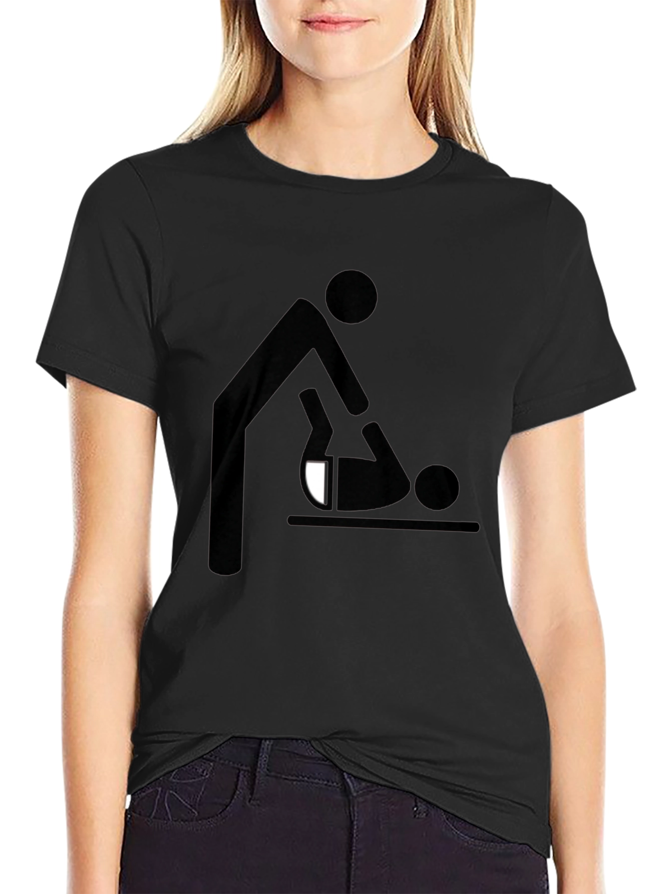 Funny Wine Lover Graphic Tee - Black