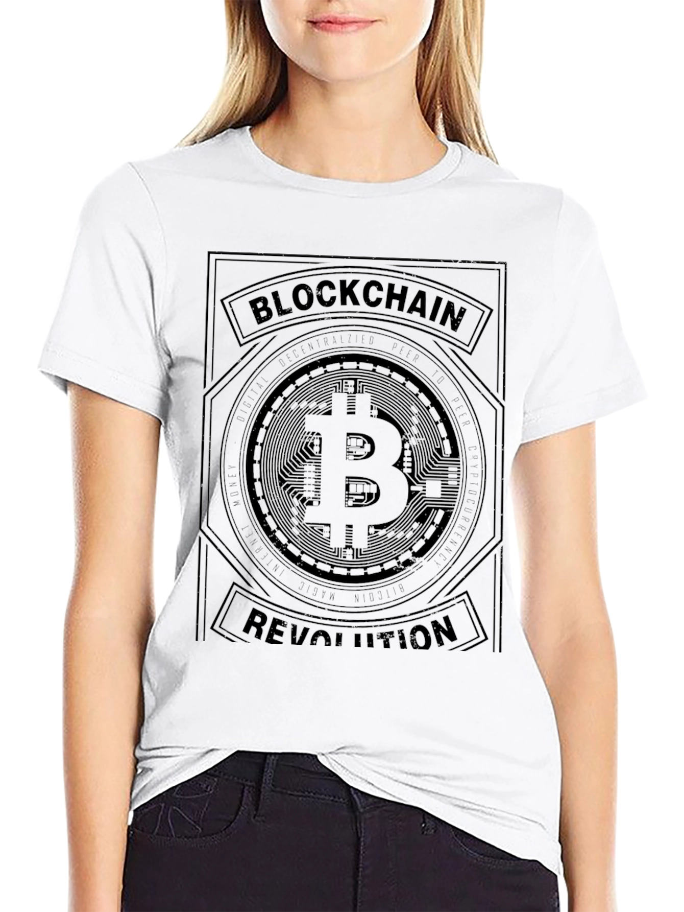 Blockchain Revolution Graphic T-Shirt