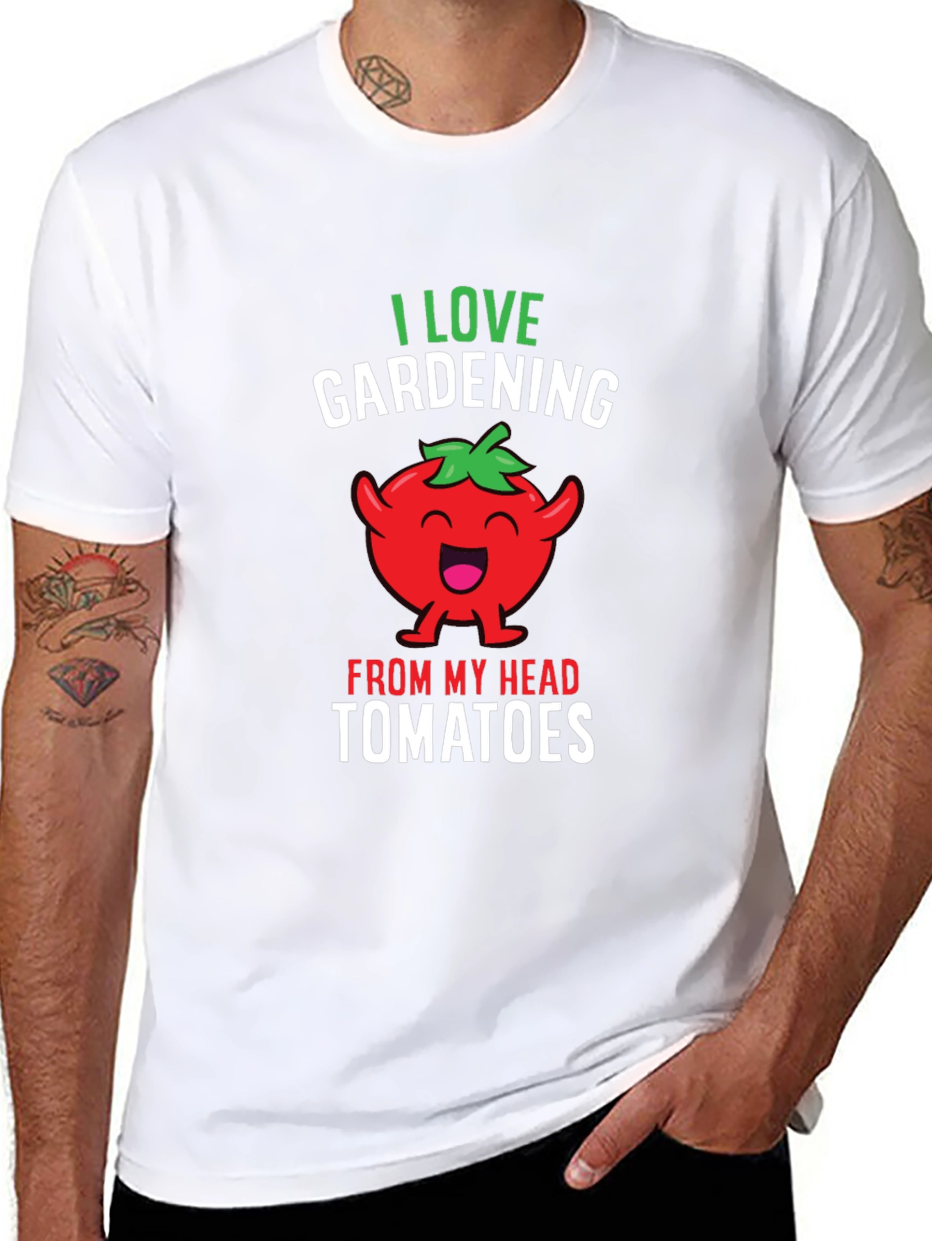 Gardening Tomato Pun Graphic T-Shirt