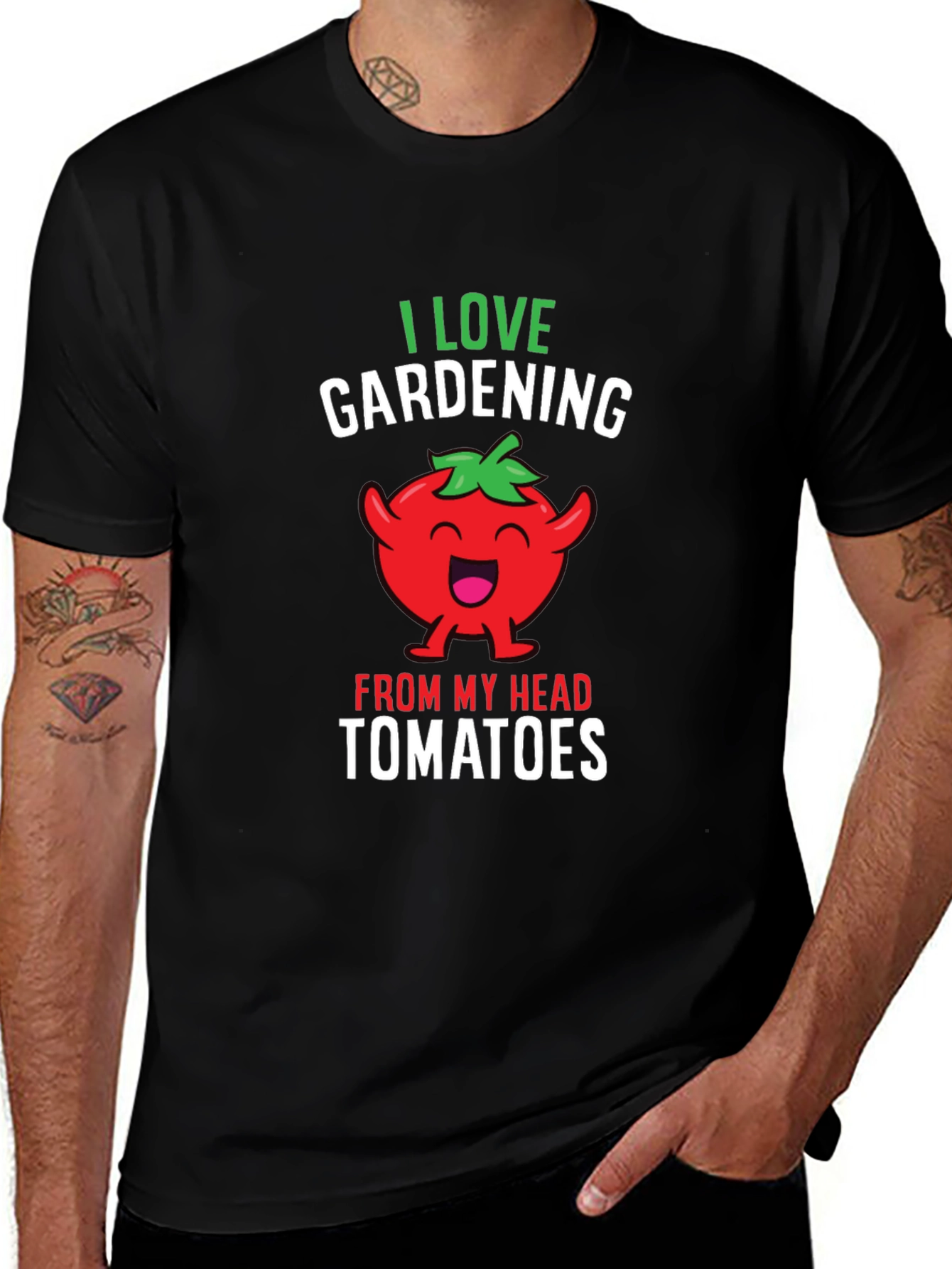 Gardening Tomato Pun Graphic T-Shirt