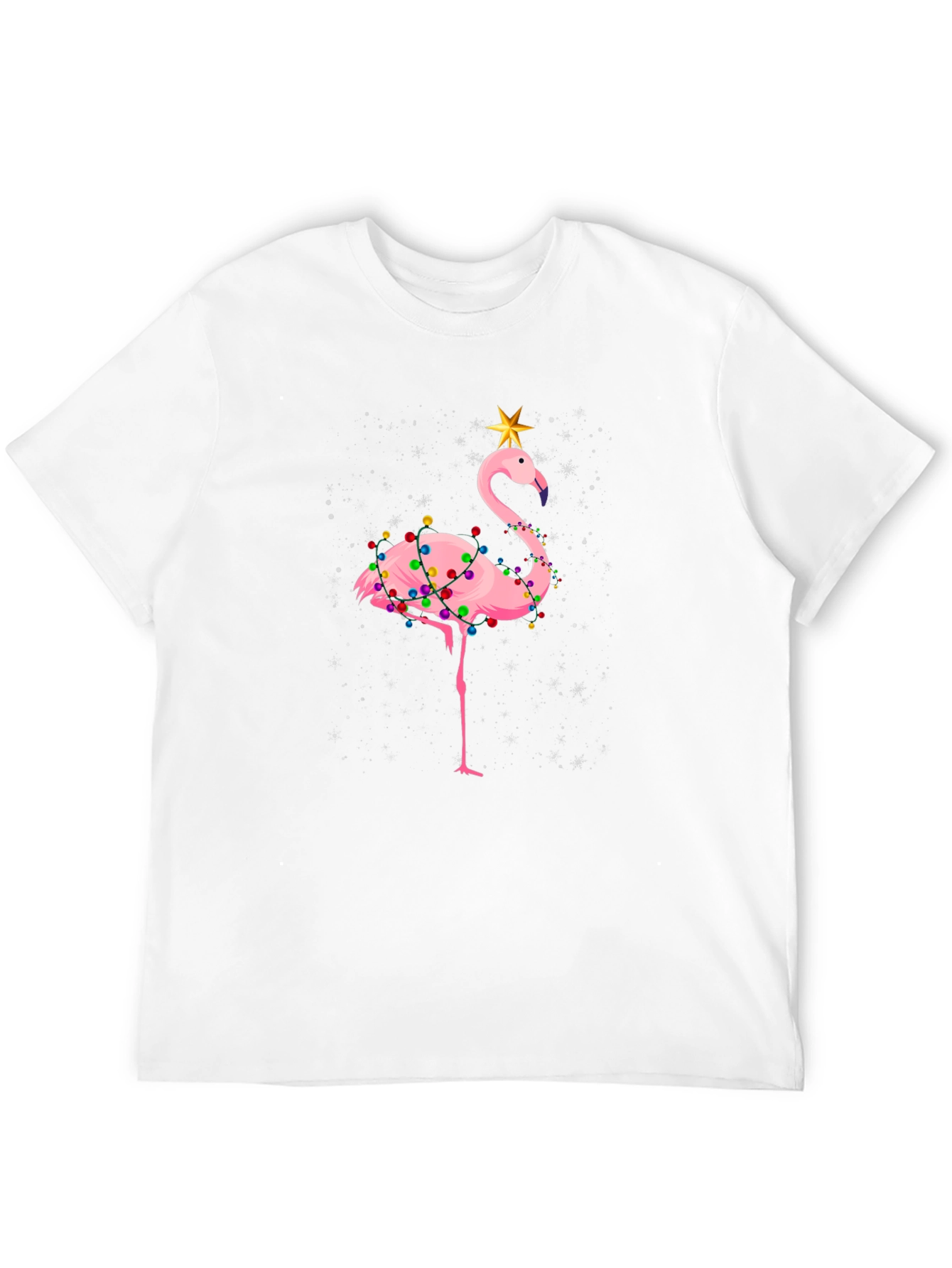 Festive Flamingo Holiday T-Shirt
