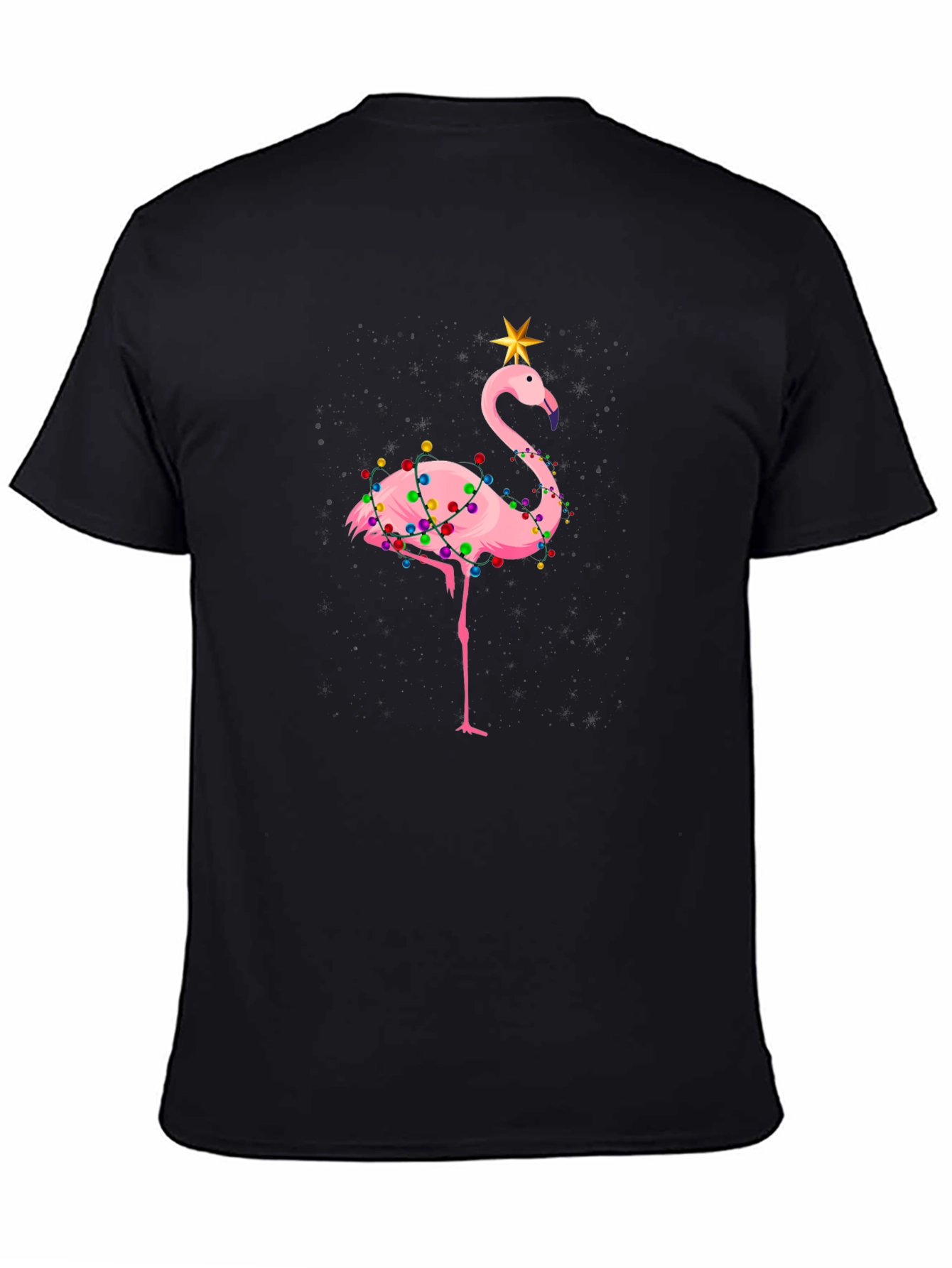 Festive Flamingo Holiday T-Shirt