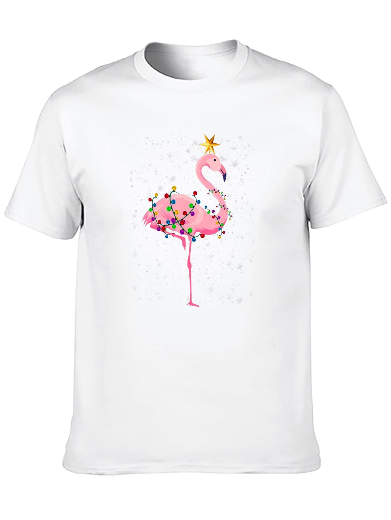 Festive Flamingo Holiday T-Shirt