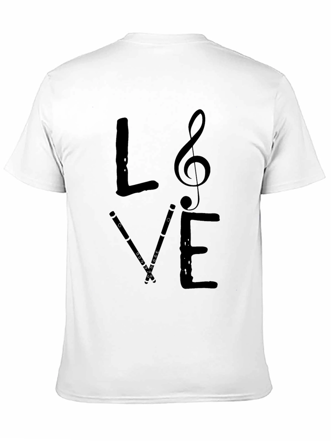 Musical LOVE Graphic T-Shirt - Black
