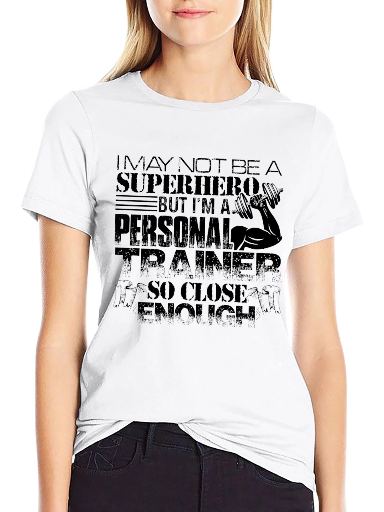 Personal Trainer Graphic T-Shirt - Black