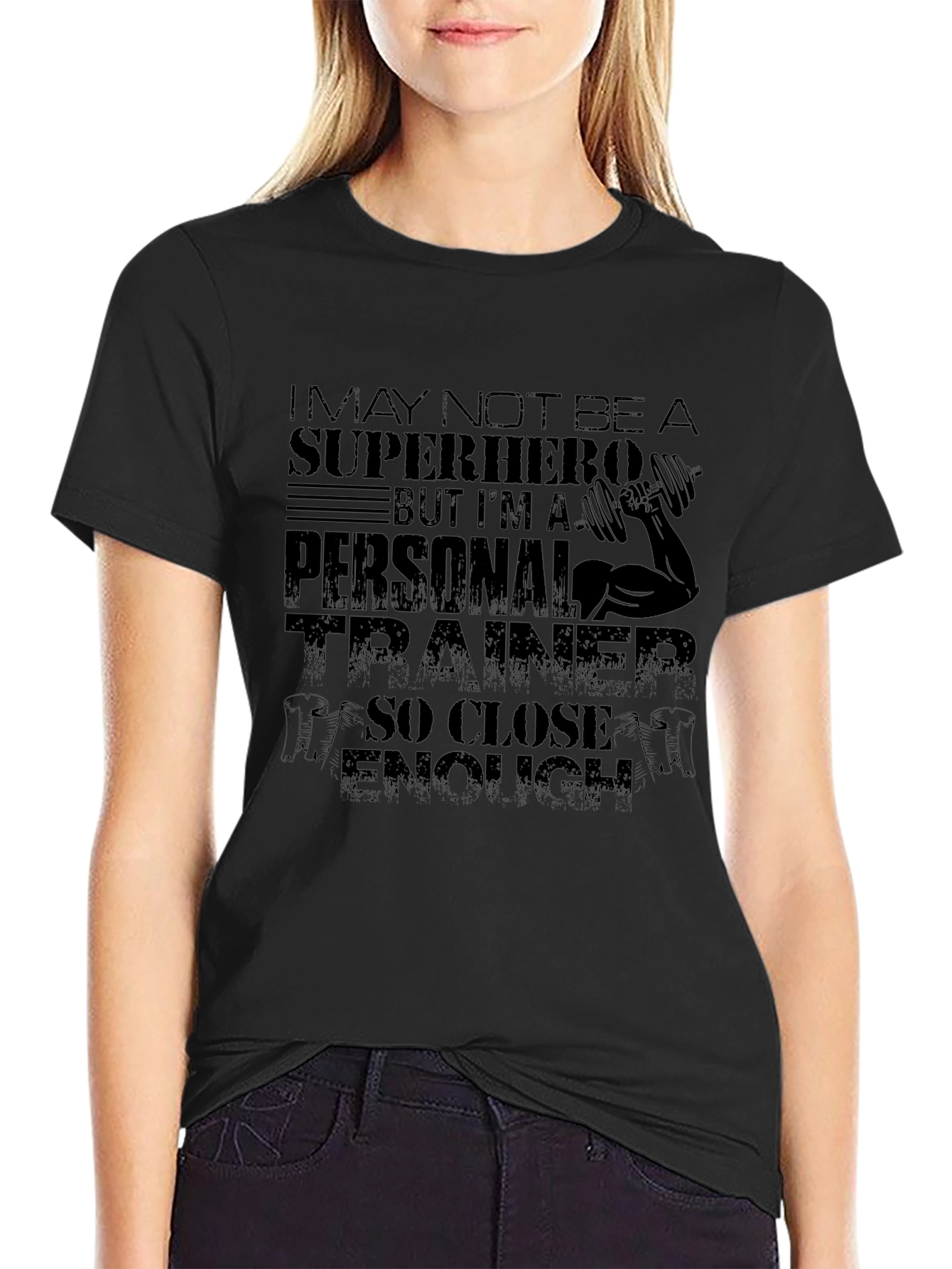 Personal Trainer Graphic T-Shirt - Black