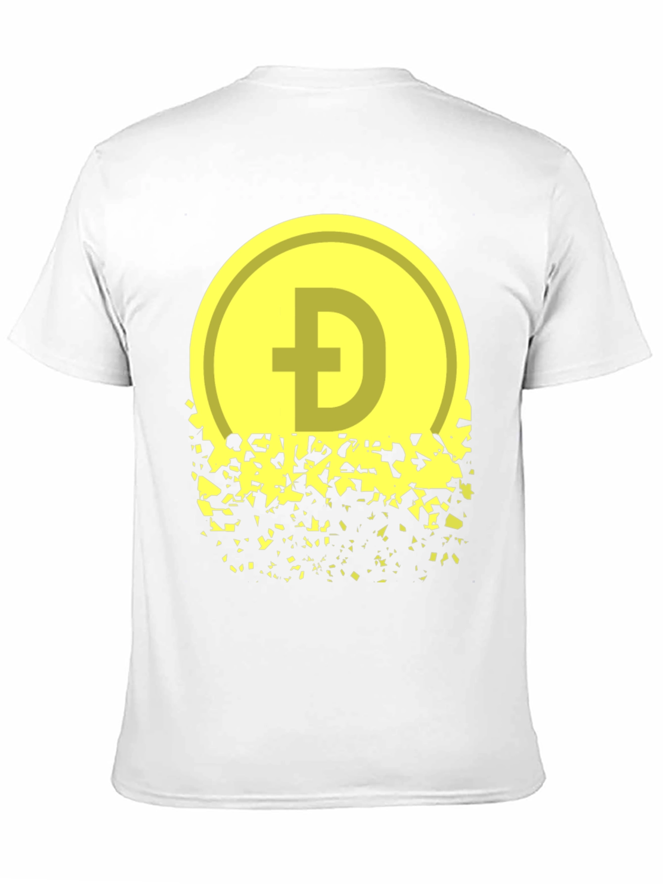 Dogecoin Fading Graphic Tee - Crypto Inspired Apparel