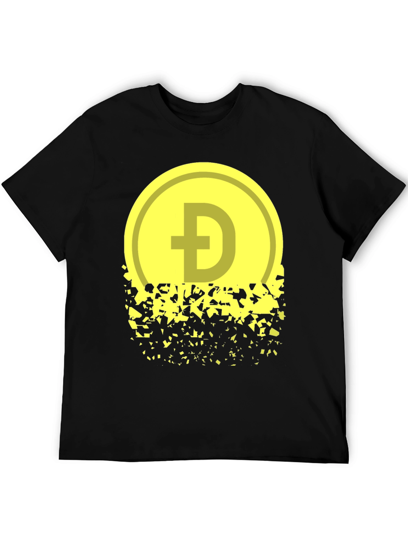 Dogecoin Fading Graphic Tee - Crypto Inspired Apparel