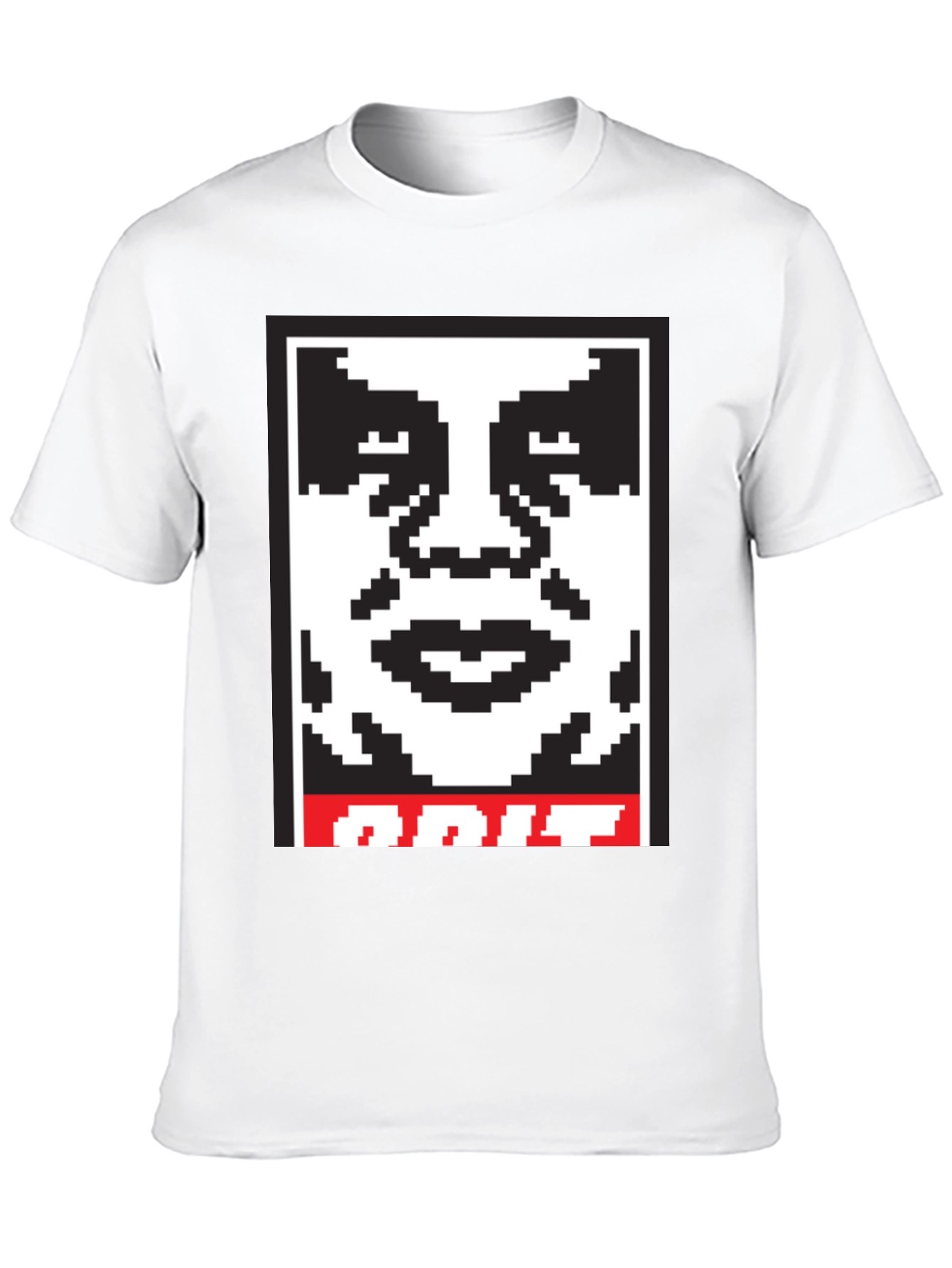 Pixel Obey Graphic T-Shirt - Black