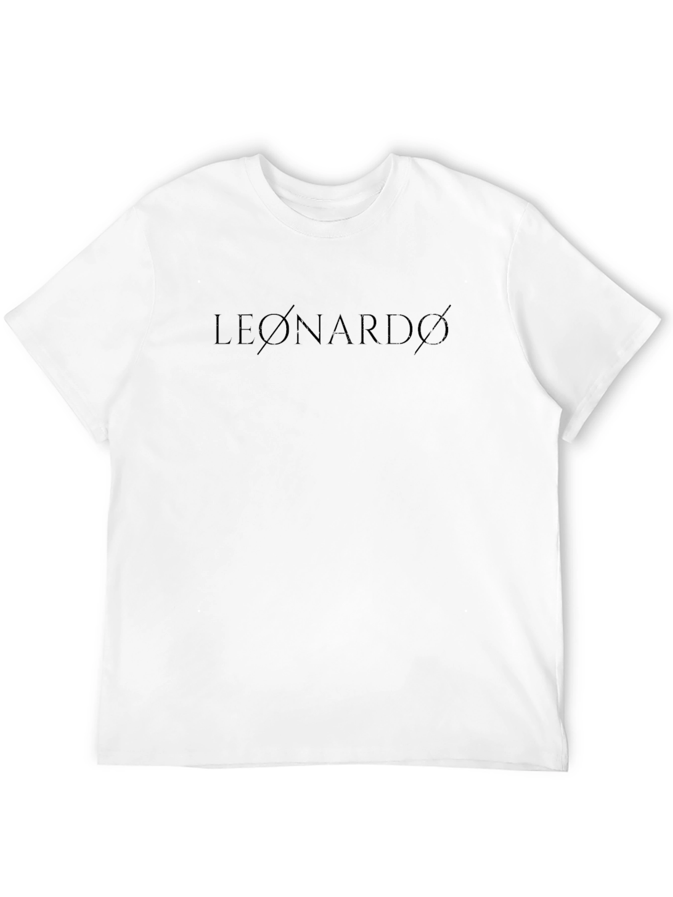 Leonardo Graphic Print Black T-Shirt