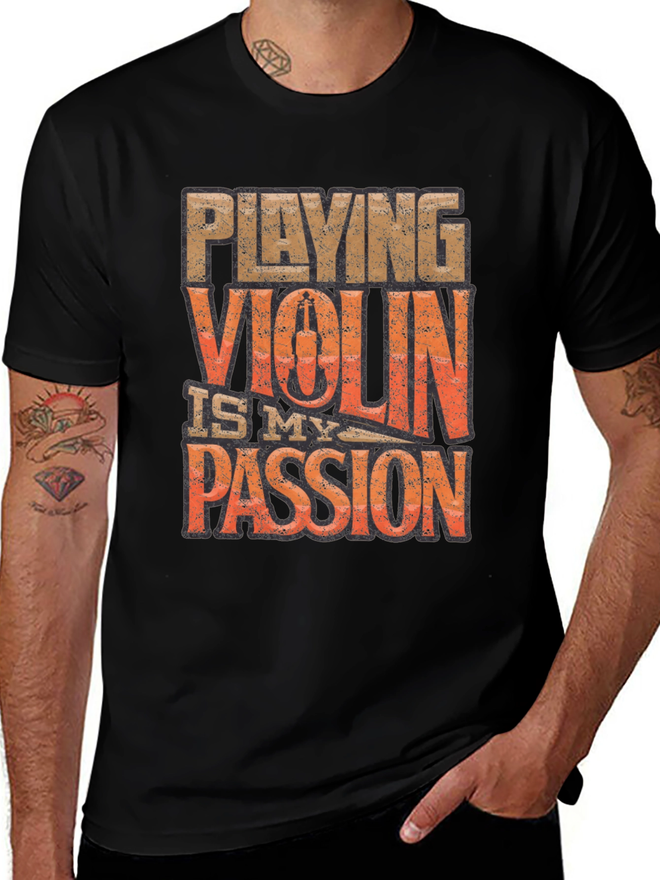 Violin Passion Graphic Tee