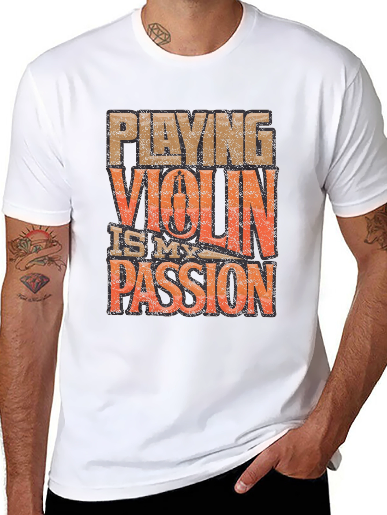 Violin Passion Graphic Tee
