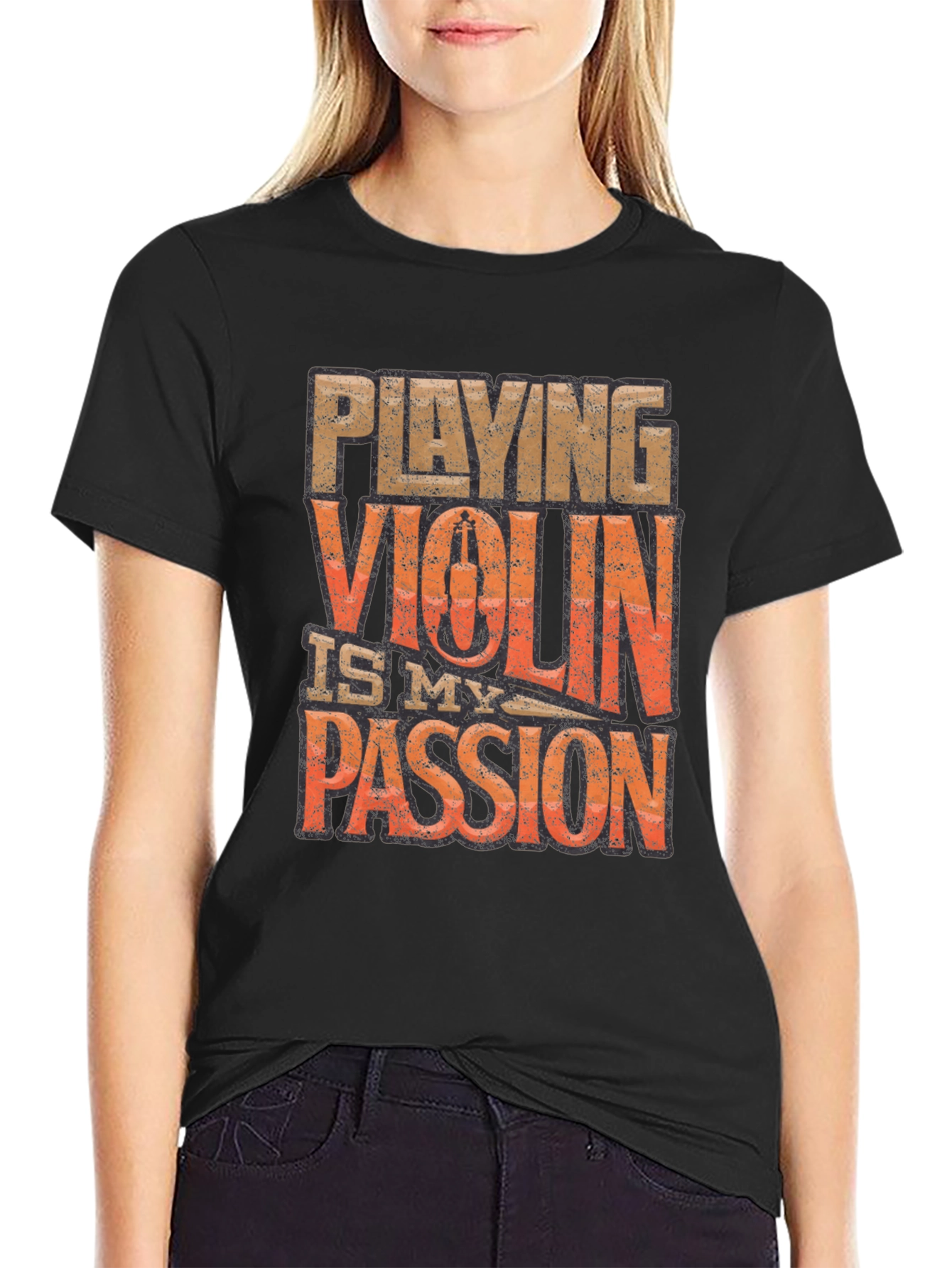 Violin Passion Graphic Tee