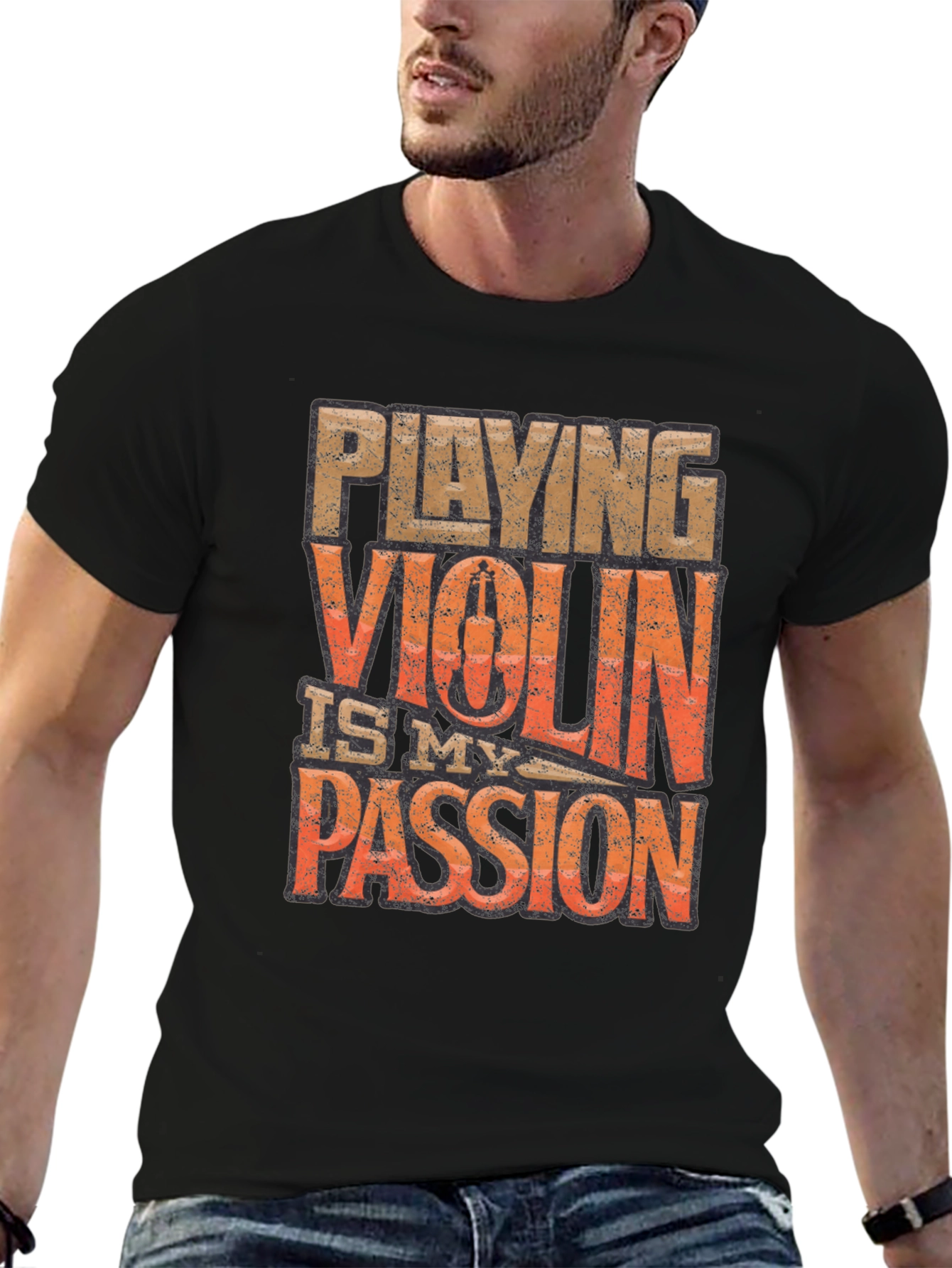Violin Passion Graphic Tee