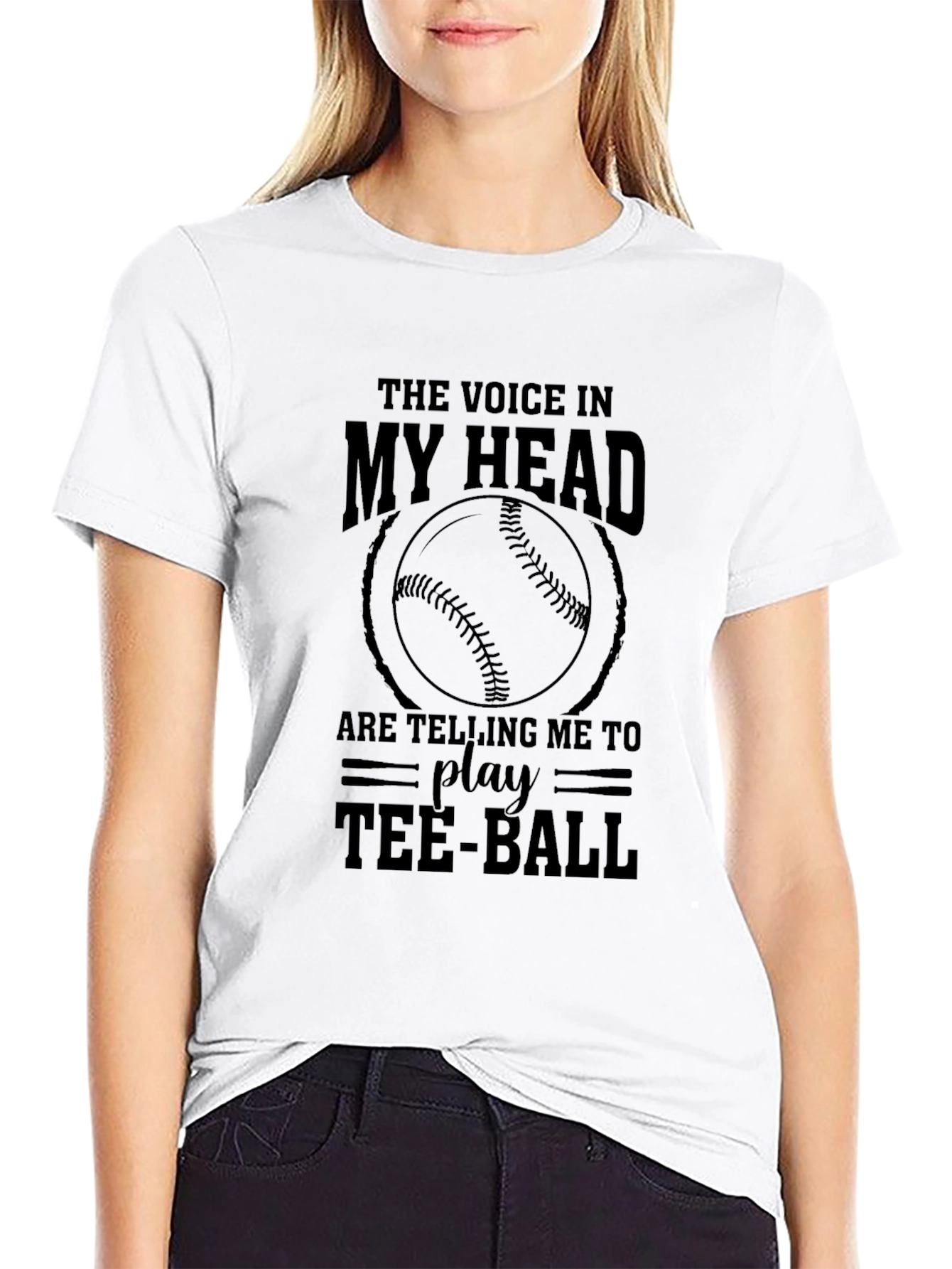 Tee-Ball Voice in My Head Graphic Tee