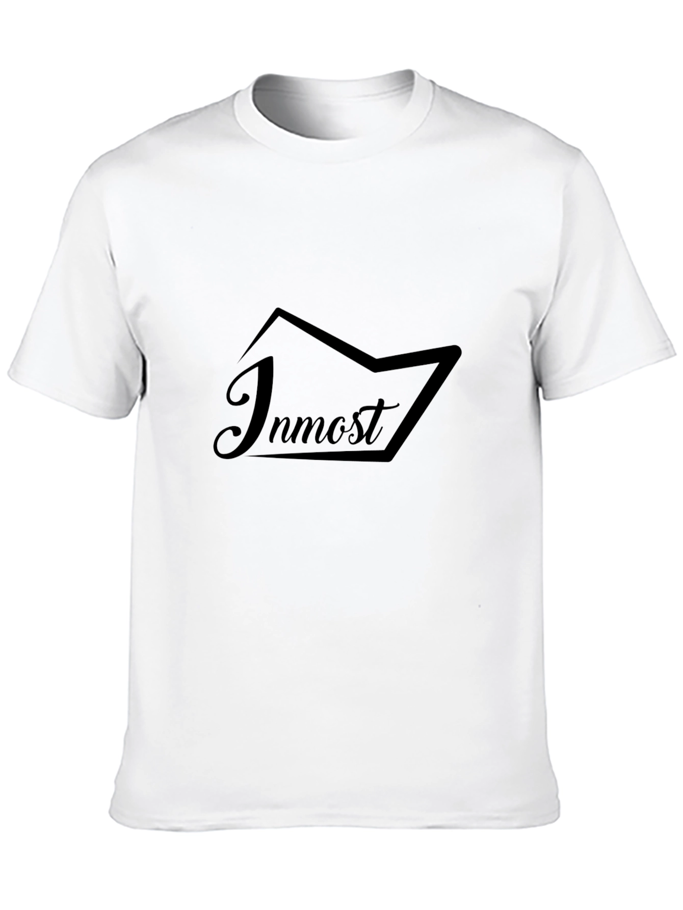 Inmost Black Graphic Tee - Stylish Comfort