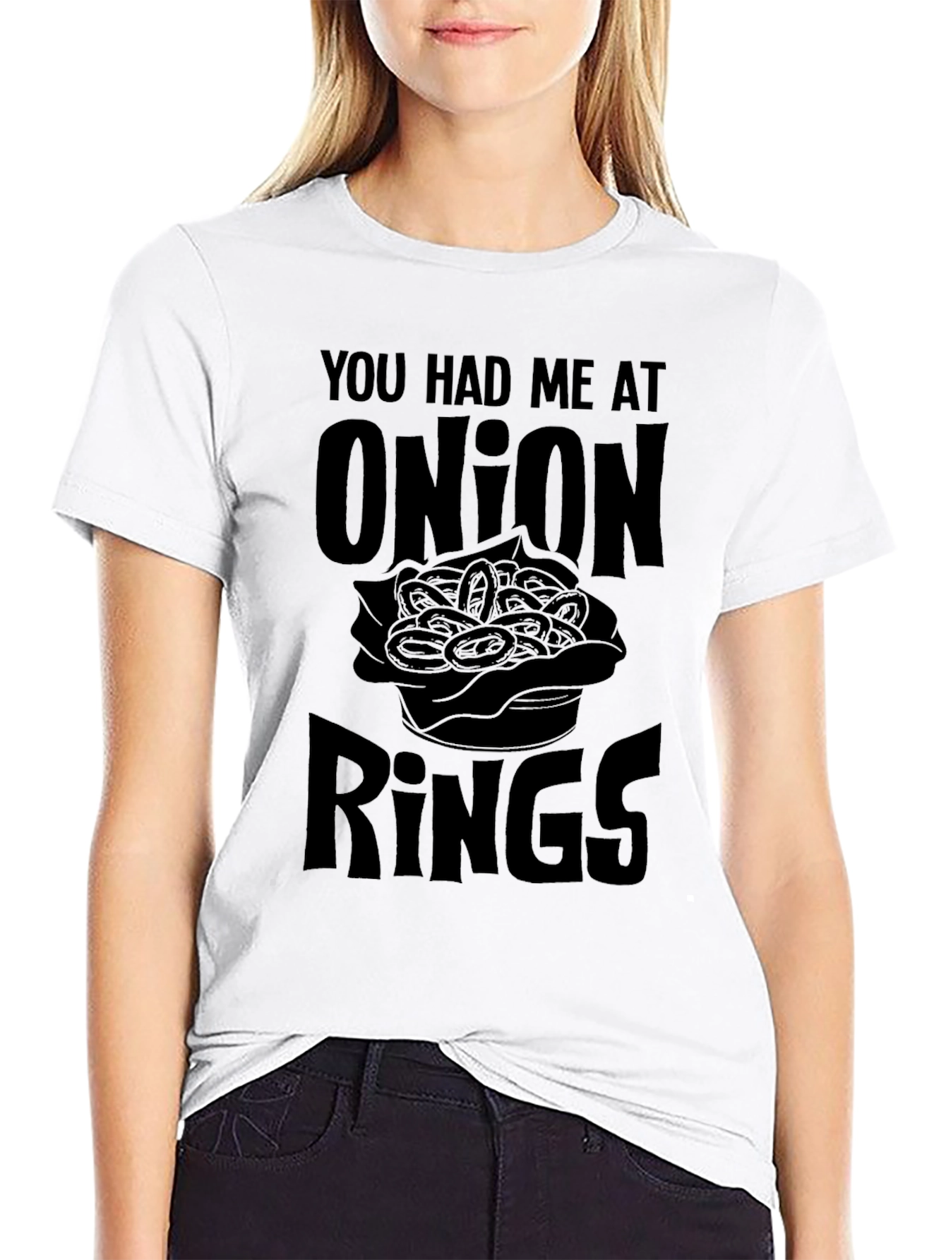 Funny Onion Rings T-Shirt - Foodie Apparel