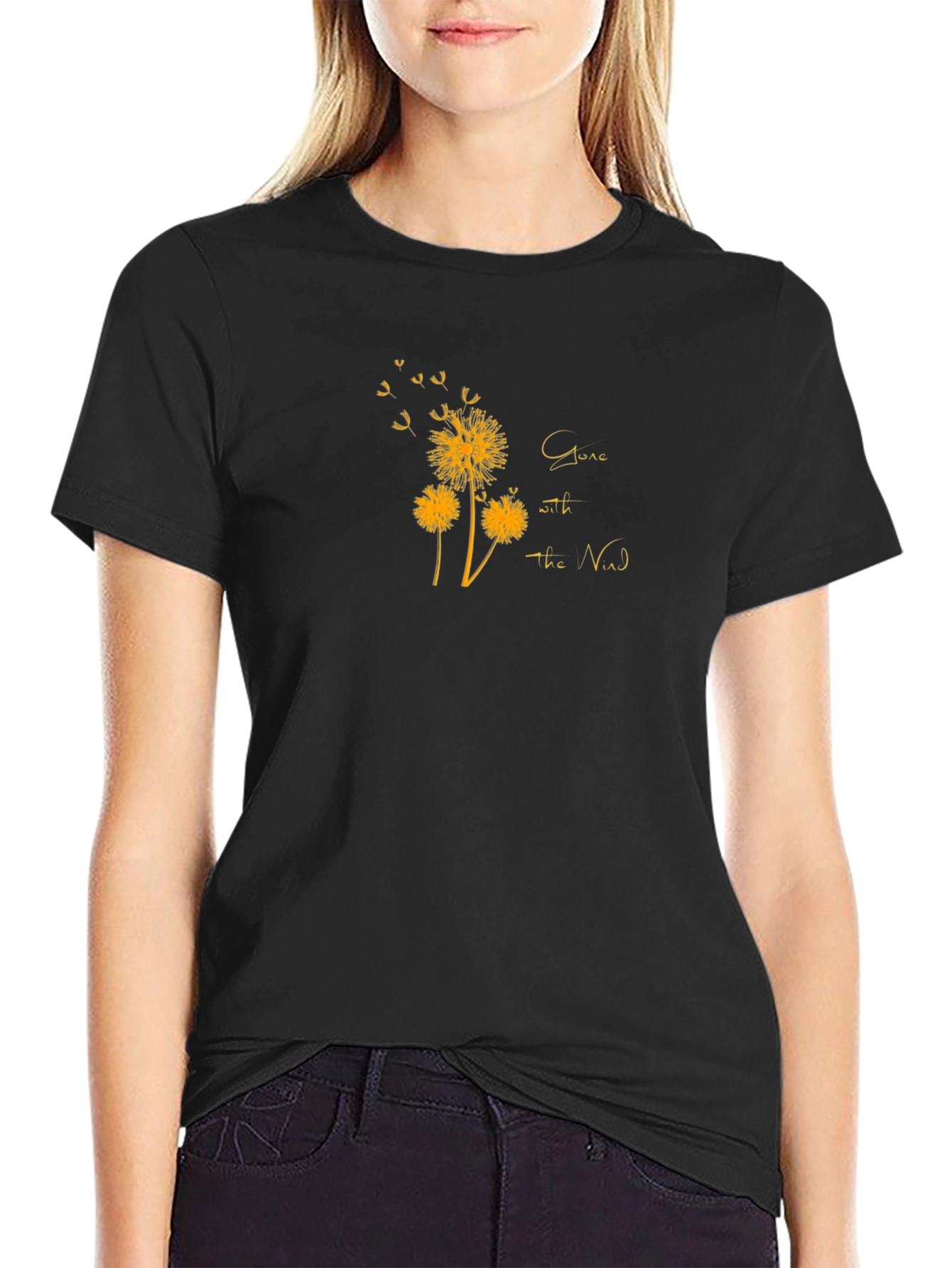 Gone With the Wind Dandelion Print T-Shirt