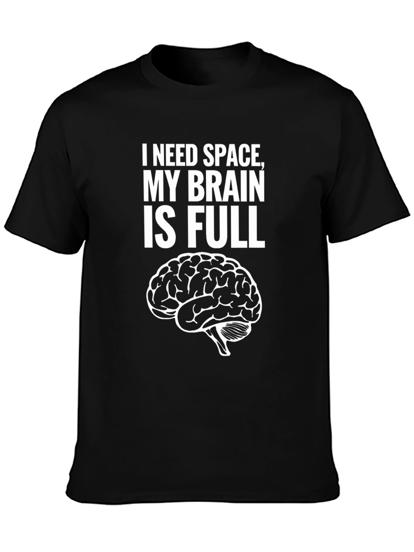 I Need Space Brain Graphic T-Shirt