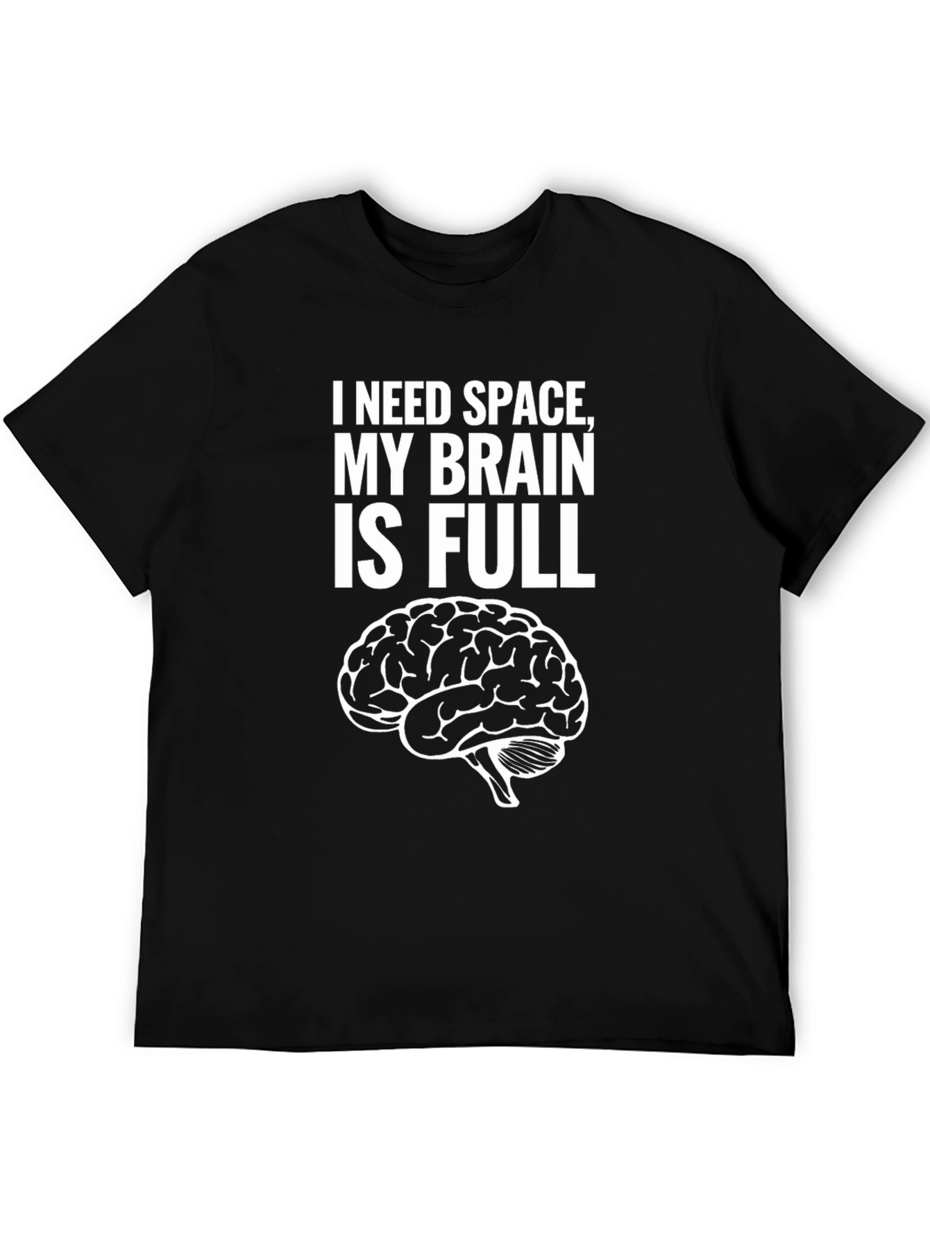 I Need Space Brain Graphic T-Shirt