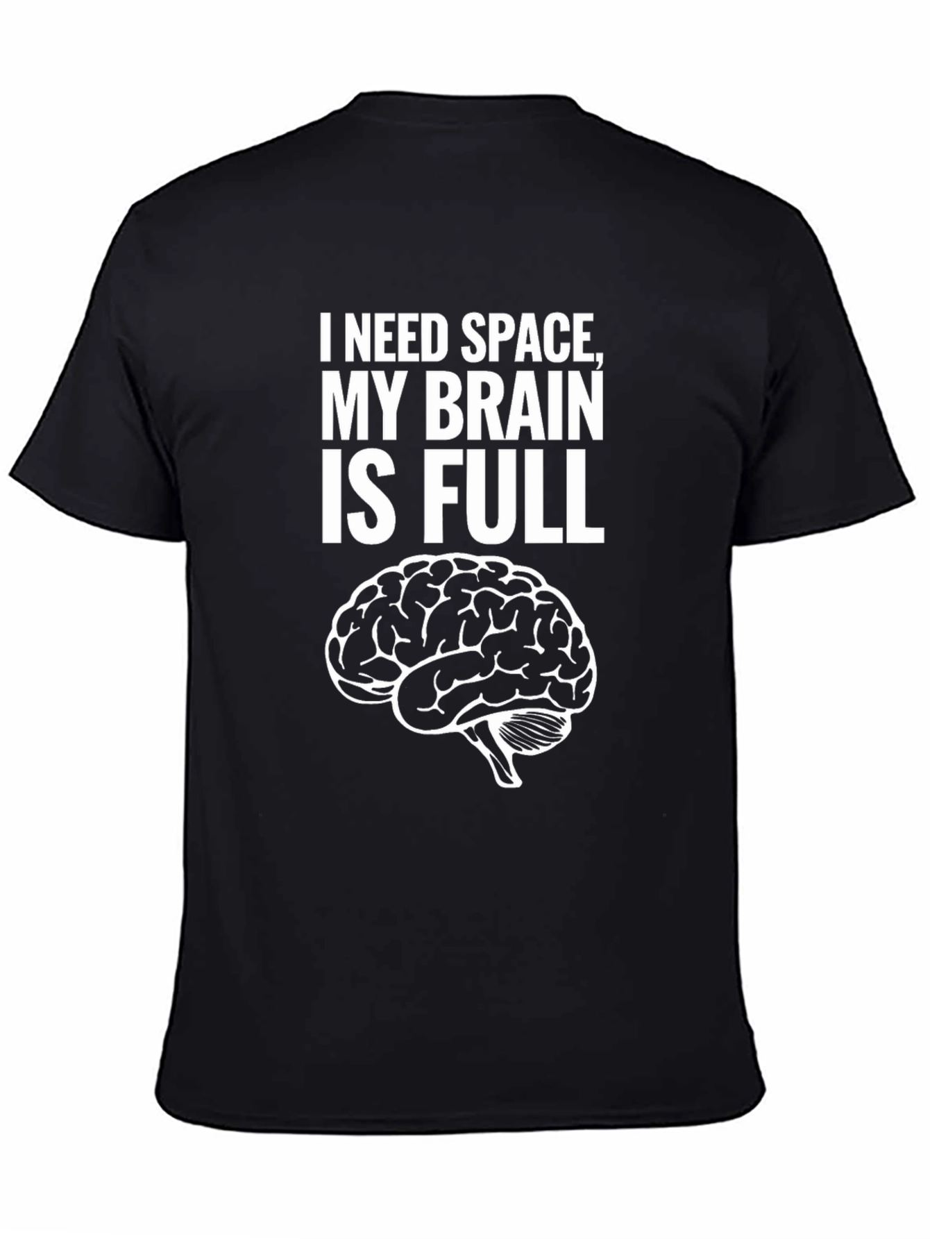I Need Space Brain Graphic T-Shirt