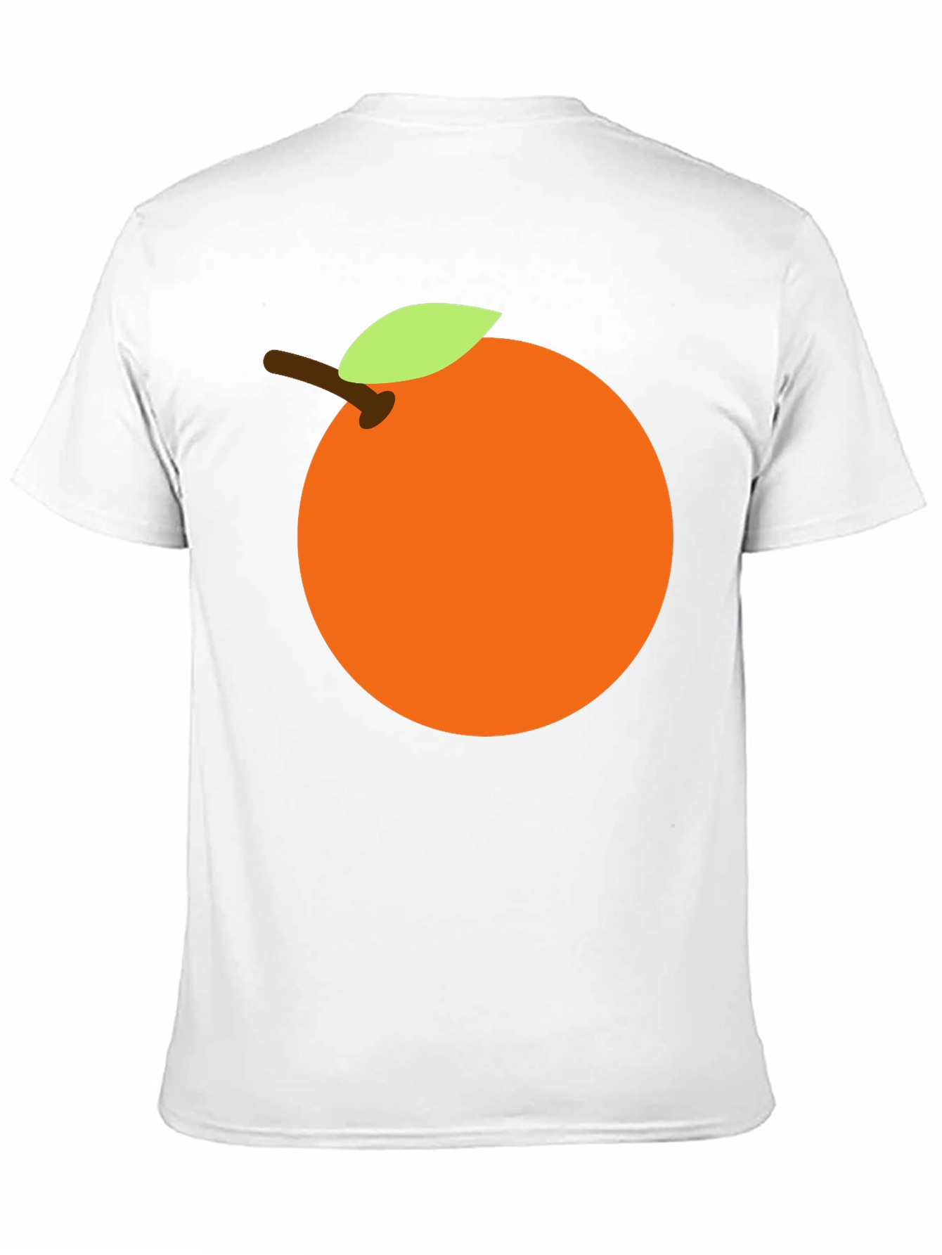 Orange Graphic Tee - Casual Style