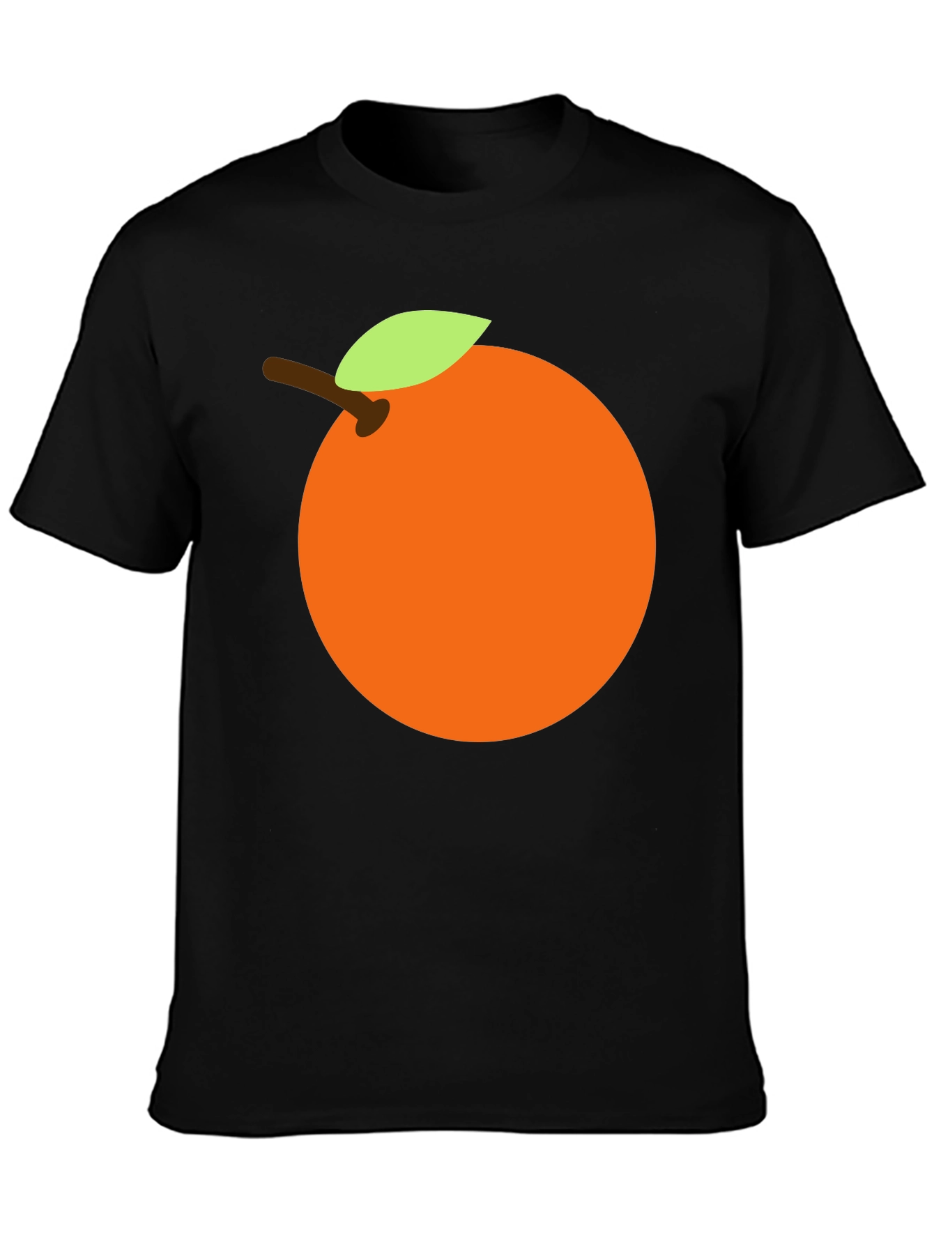 Orange Graphic Tee - Casual Style