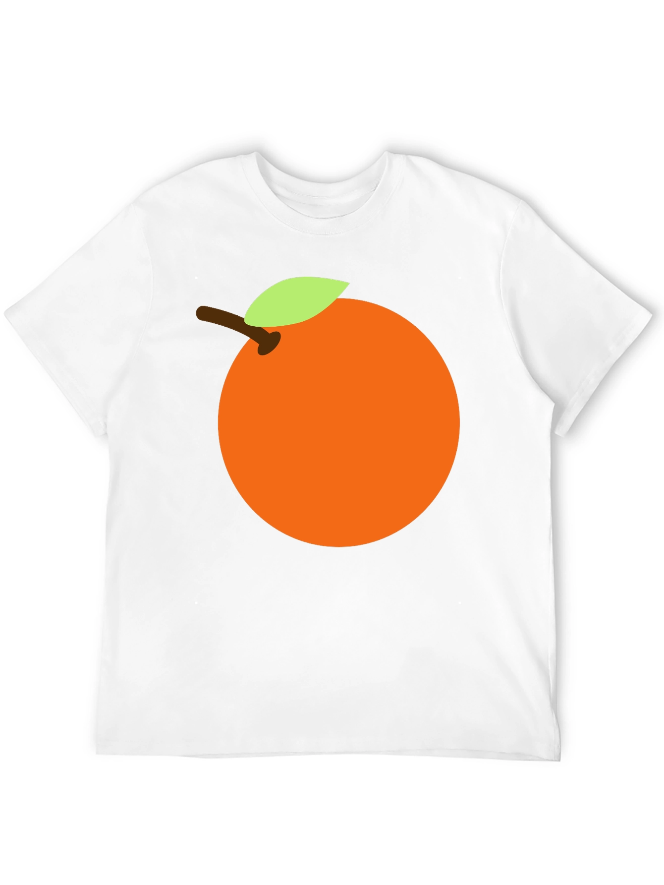 Orange Graphic Tee - Casual Style